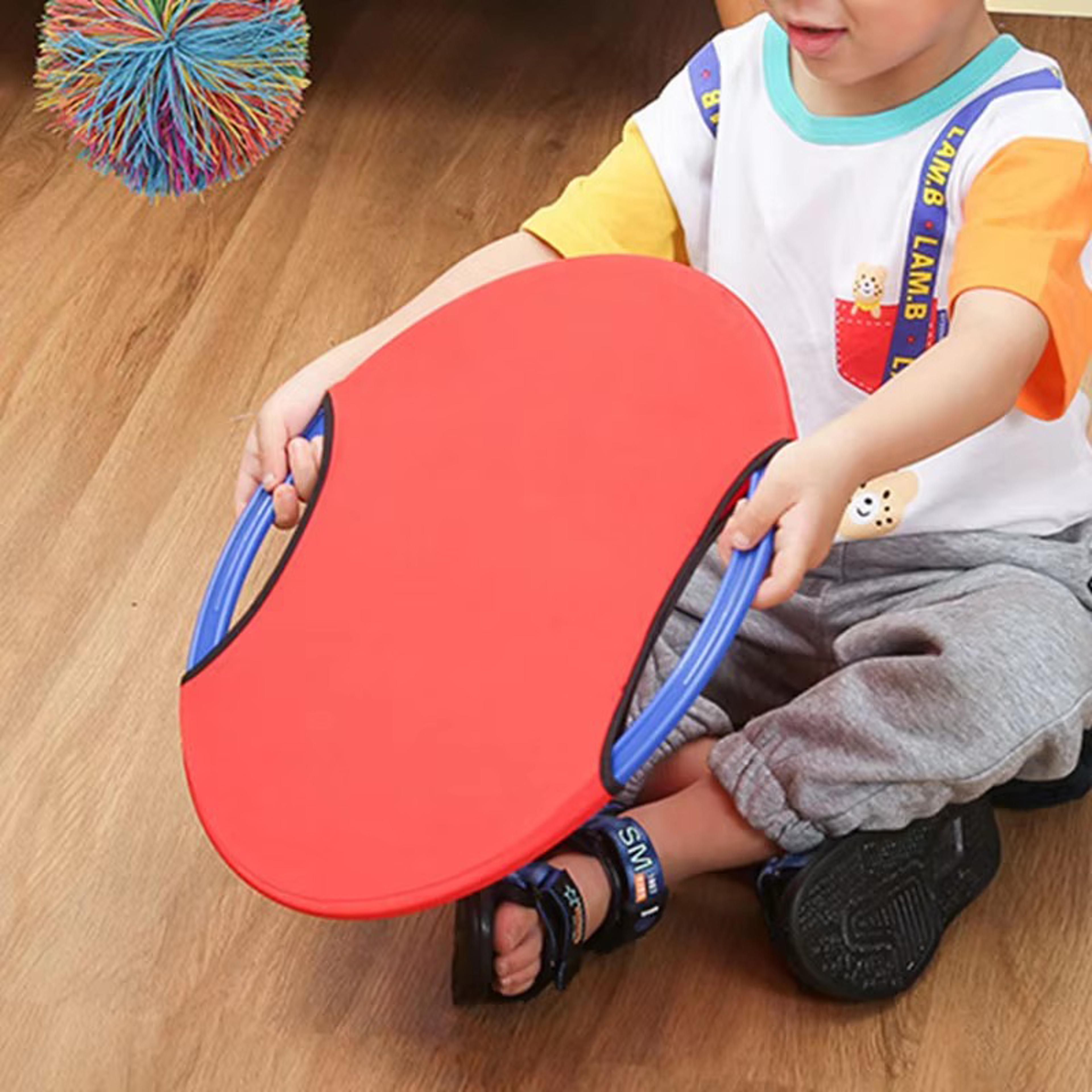 BouncePlay Paddle Ball  Flying Disc Set For Kids Outdoor Games Family Backyard Fun 6