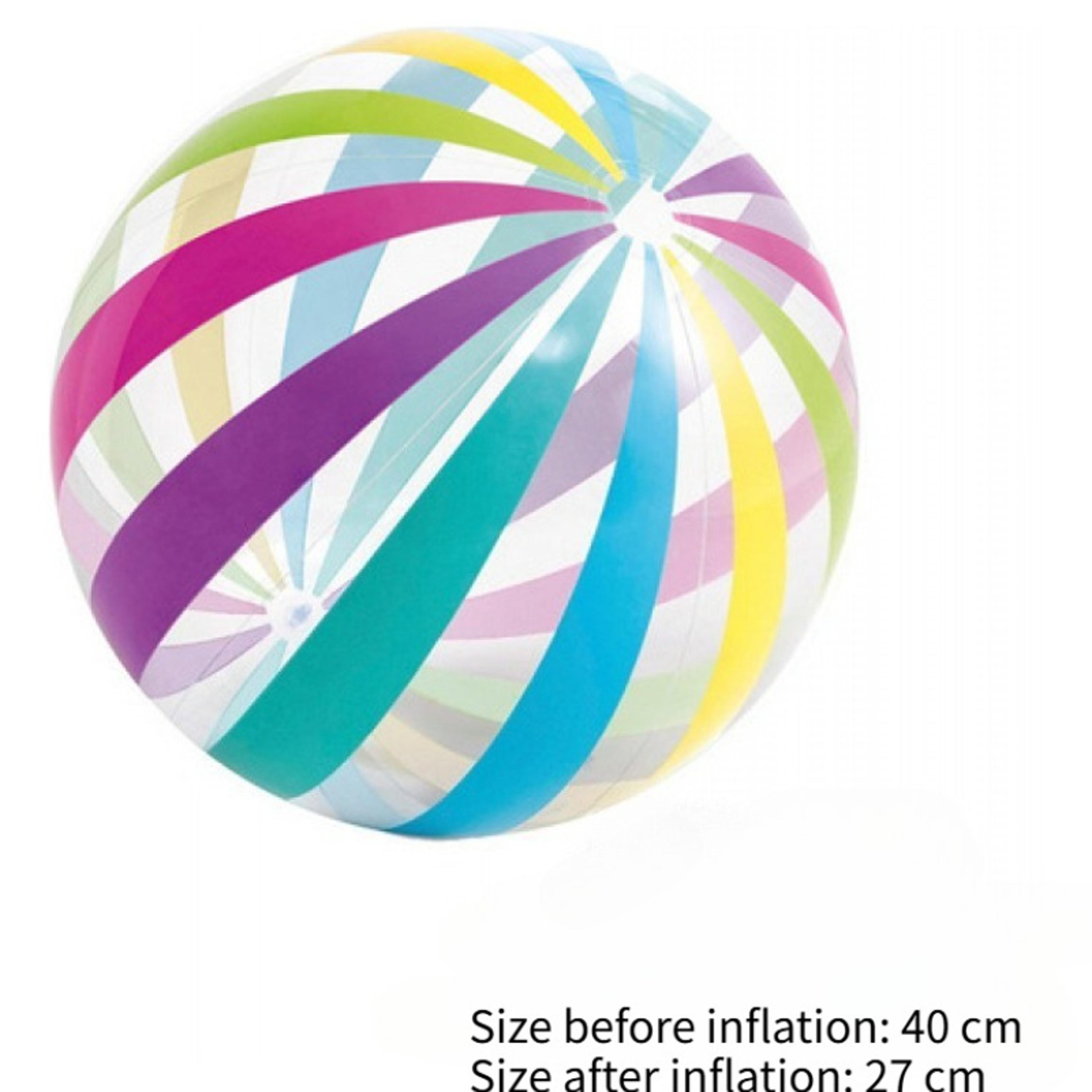 Transparent Colorful Inflatable Beach Ball For Pool  Summer Fun 6