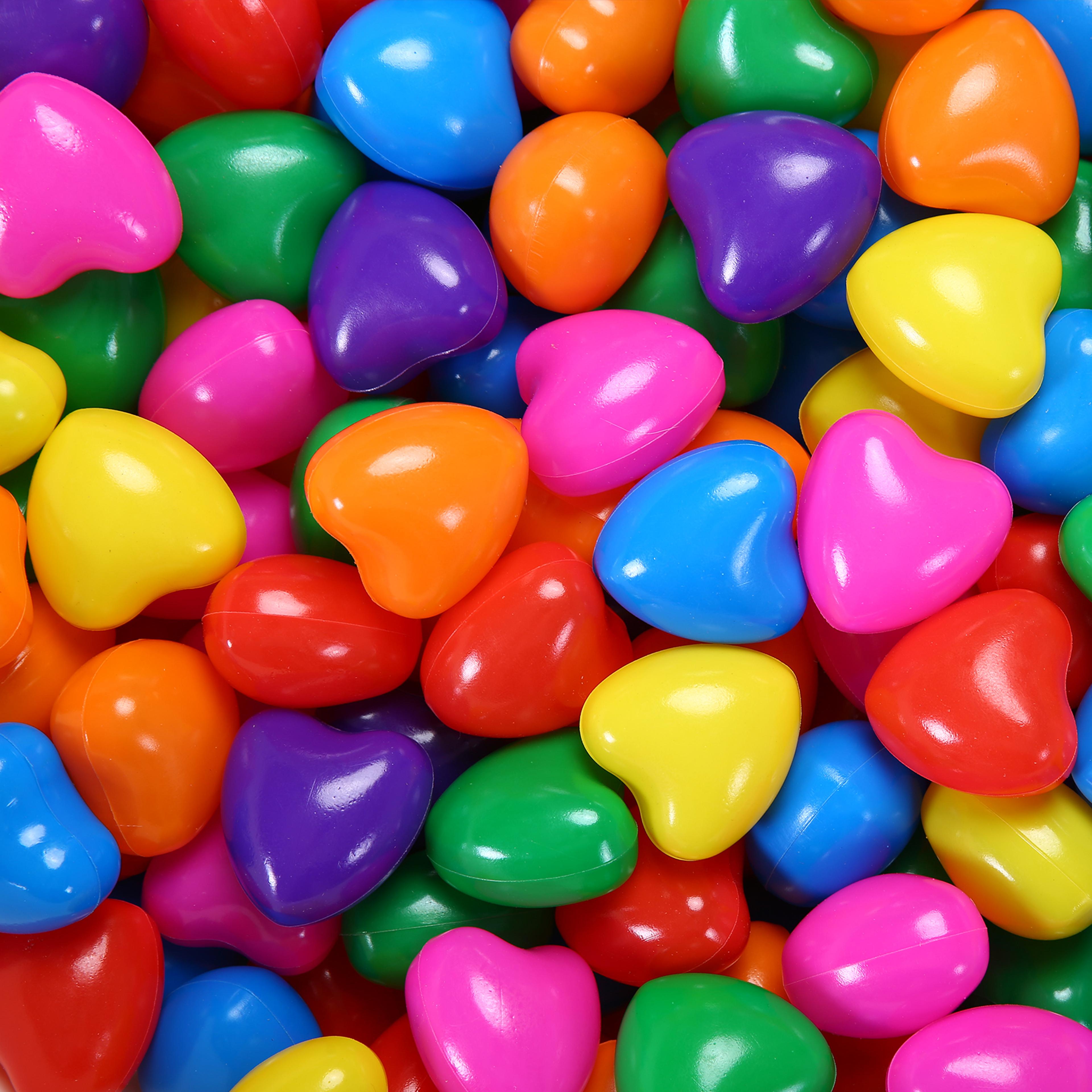 Heart Shape Ball Pit Balls Set Soft Ball Pit Balls For Kids Playhouses  Tents 2