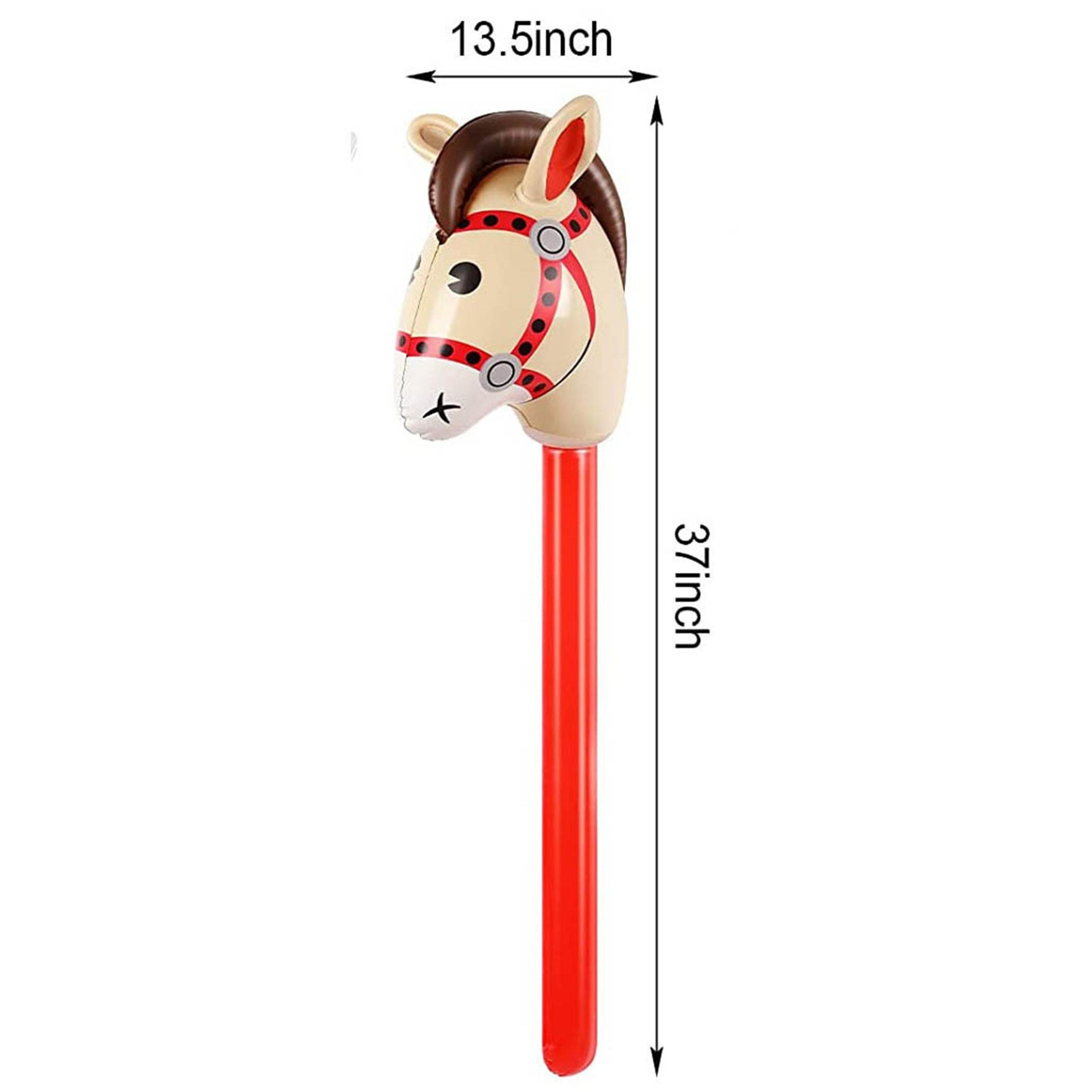 Stick Horse Toy For Kids Party Games And Western Theme Fun 4