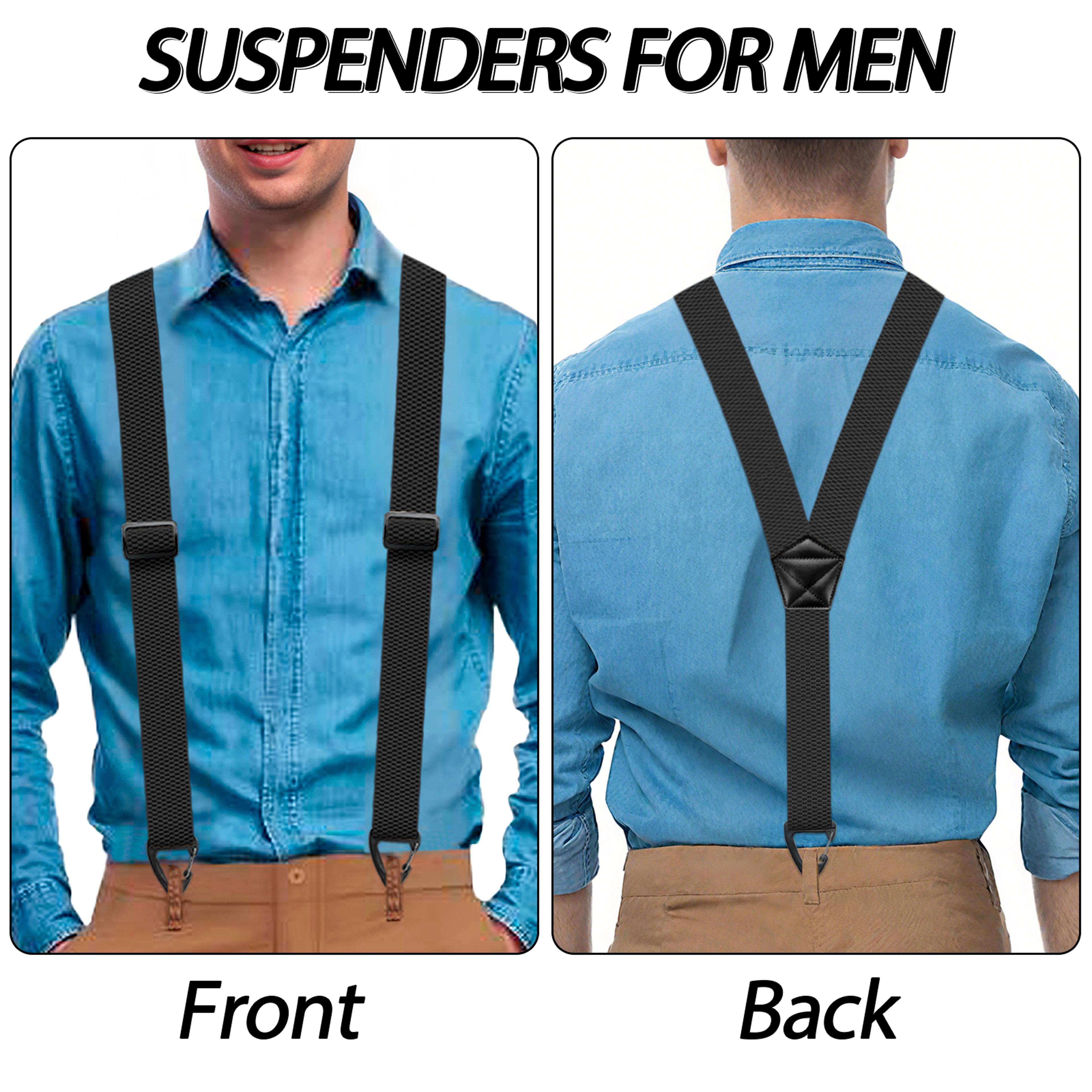 Hidden Suspenders For Men With Snap Loops Heavy Duty Y Back Under Shirt Support 4