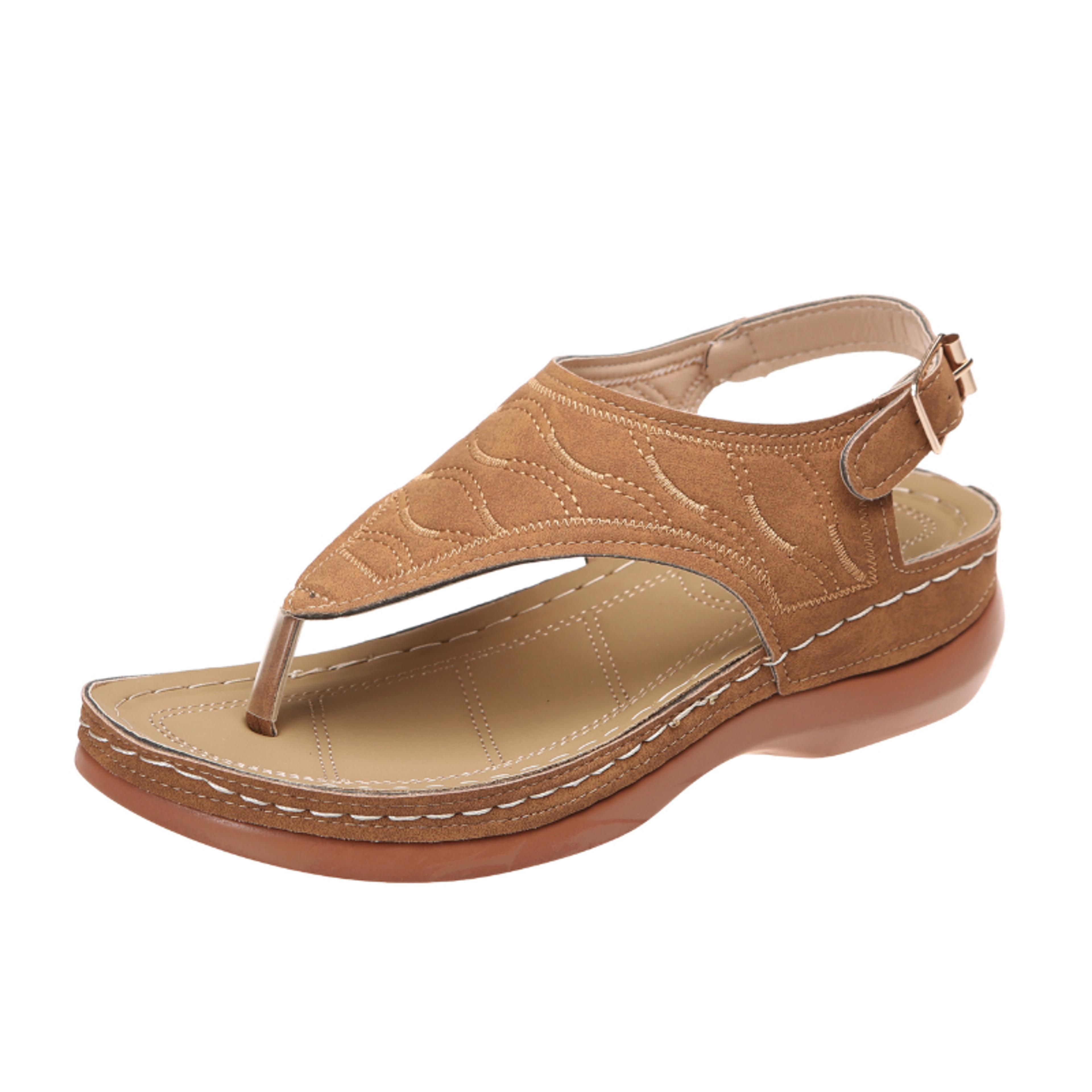 Casual Women Orthopedic Sandals Flat Slides With Arch Support And Bunion Relief 7