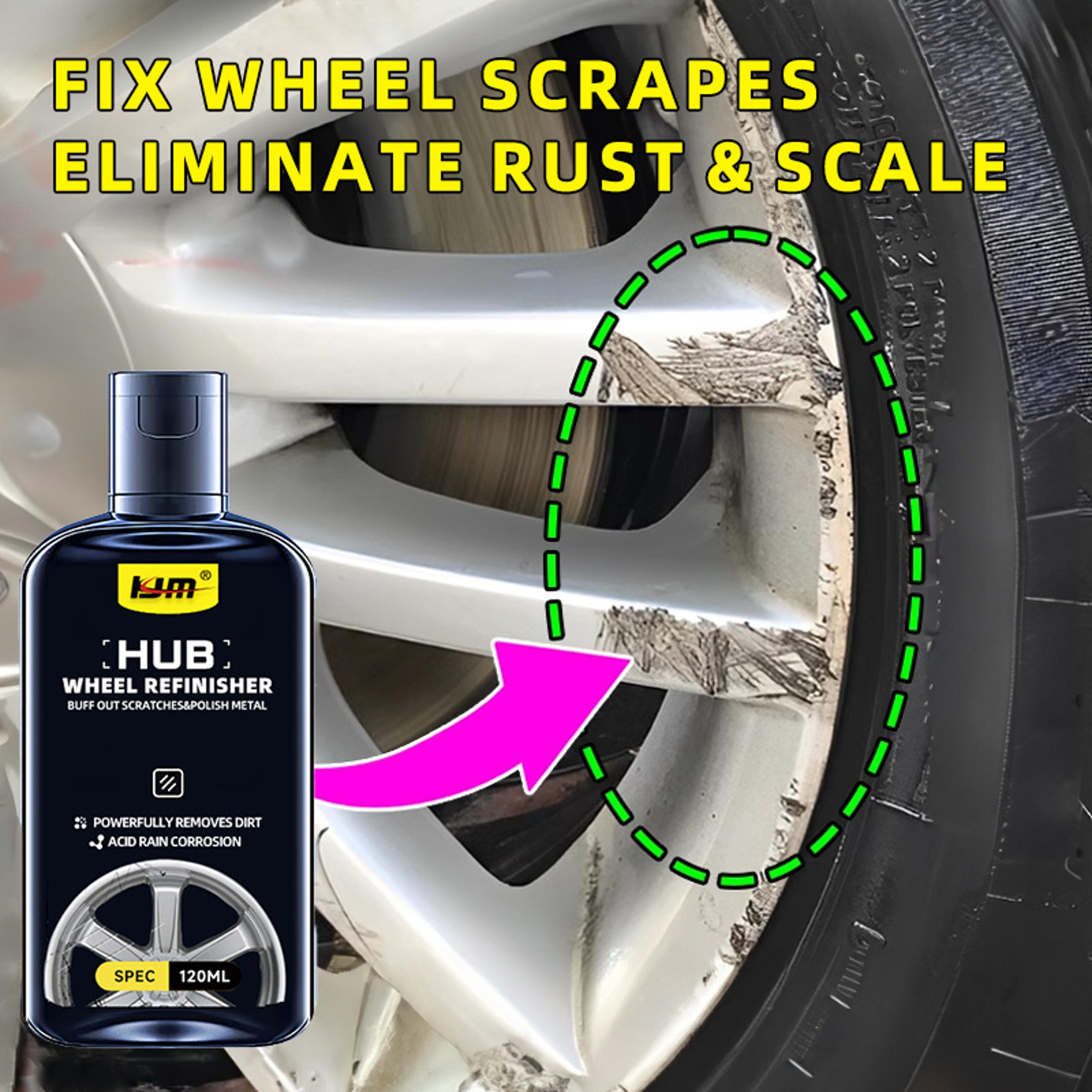 graphene alloy wheel repair kit for scratches, rust marks & rim shine