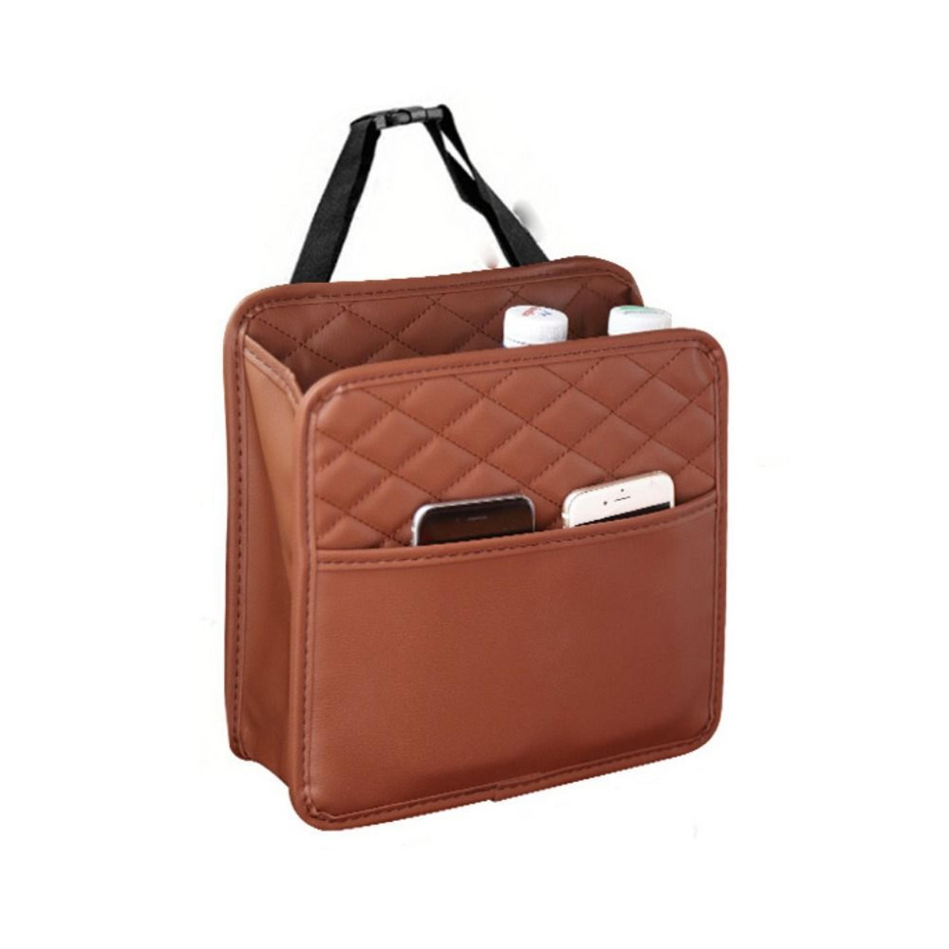Leather Storage Bag For Car Multifunctional Seat Storage Bag Garbage Bag For Car Models 7