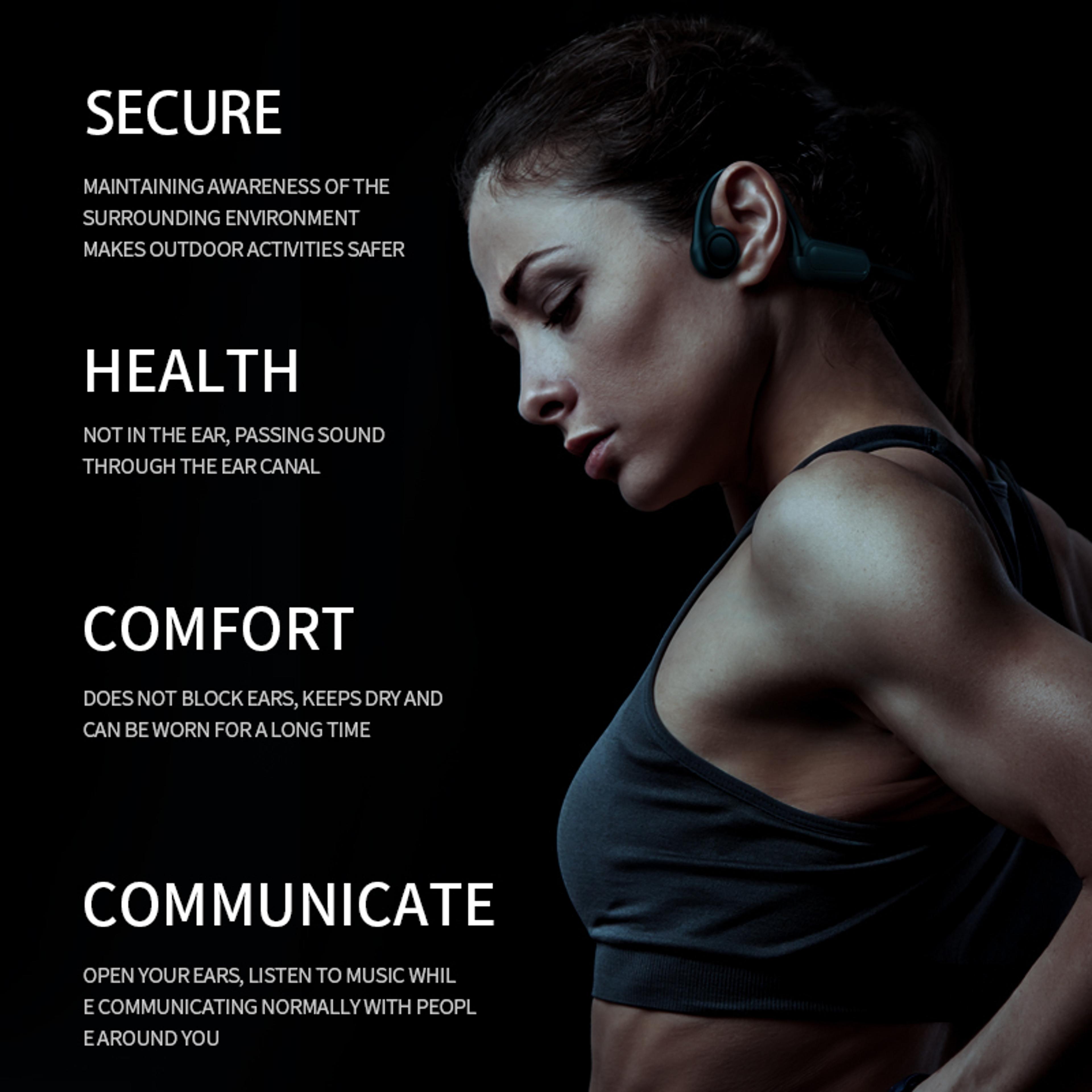 Bluetooth 53 Sports Wireless Headphones Xiaomi Mijia Bone Conduction Earphones Ear Hook Waterproof  3