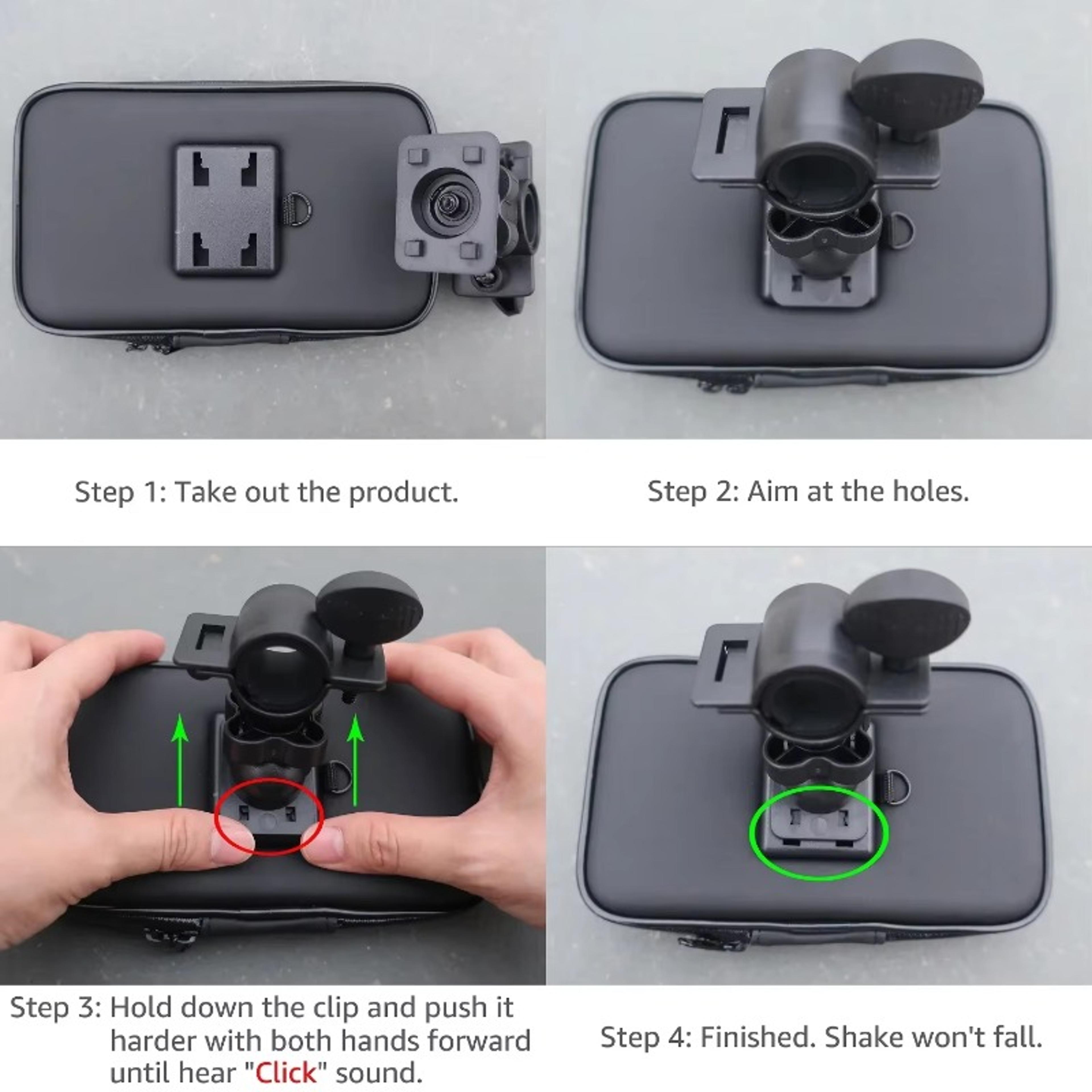 Bike Handlebar Phone Case Bag Waterproof Bicycle Phone Holder For IPhone Samsung Bike Phone Stand M 3