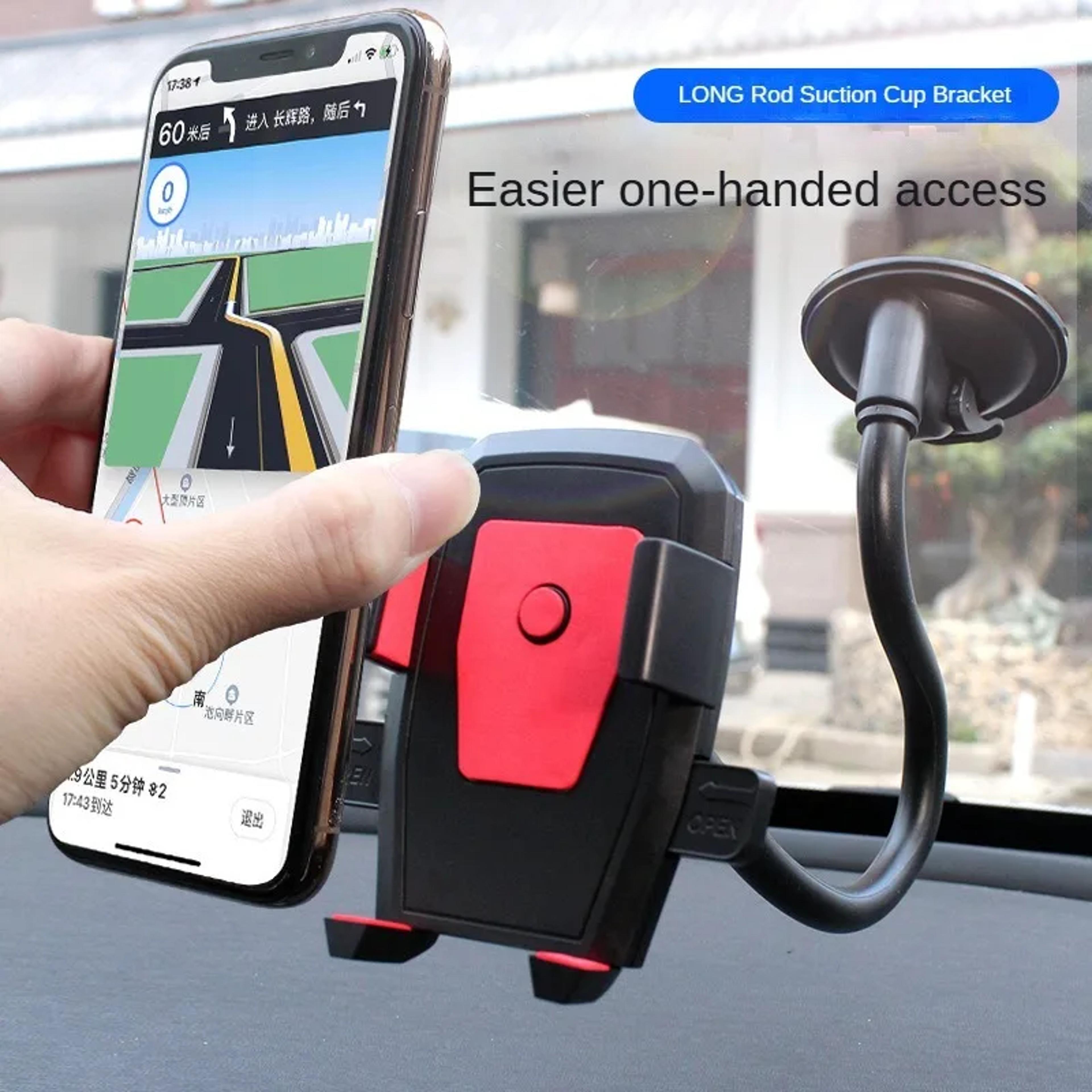 Anti Slip Flexible Mount Phone Holder For IPhone Samsung Universal Stand 360 Rotate Sucker Car Phon 1