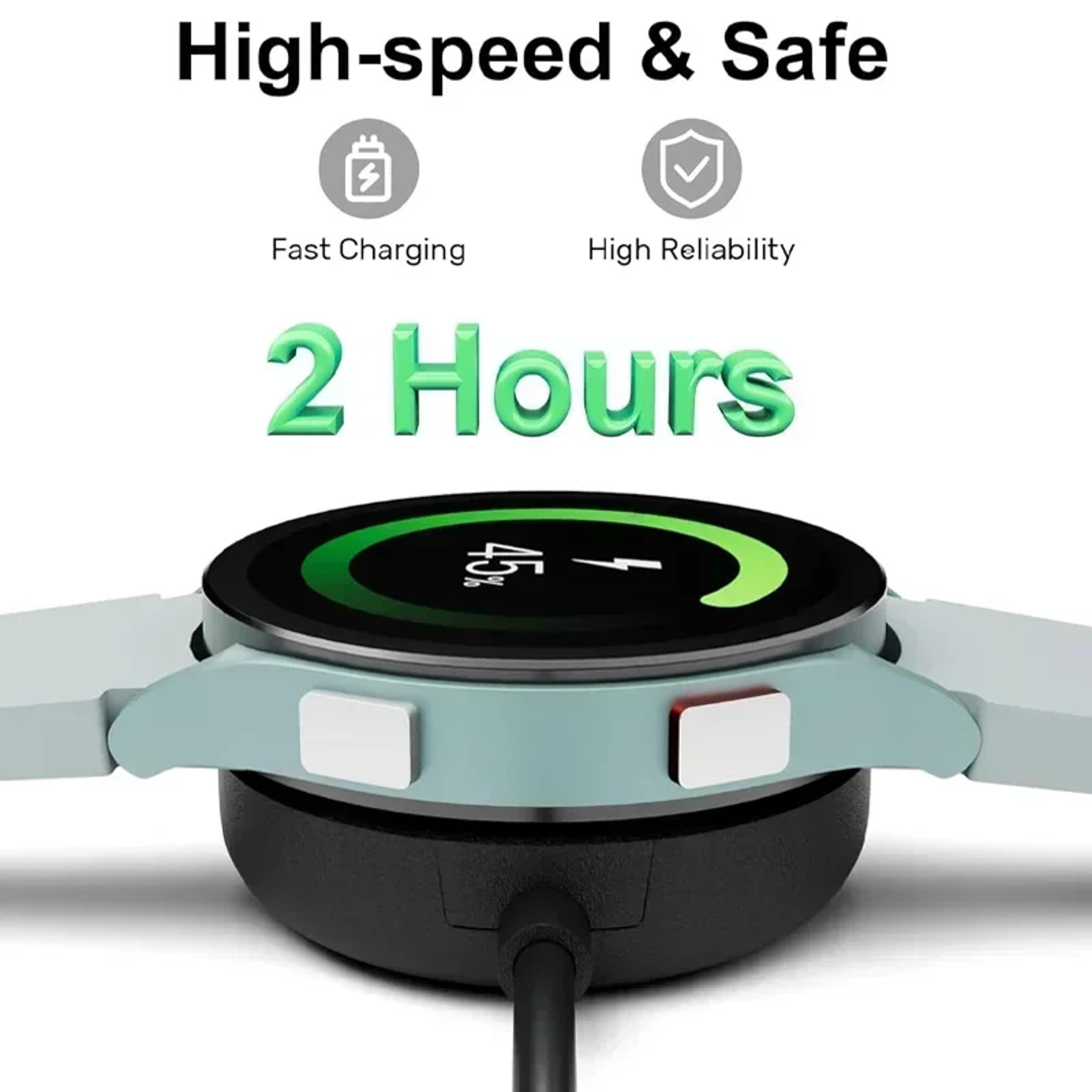 Portable USB Cable Fast Charging Dock Station Magnetic Watch Wireless Charger Samsung Galaxy Watch 1