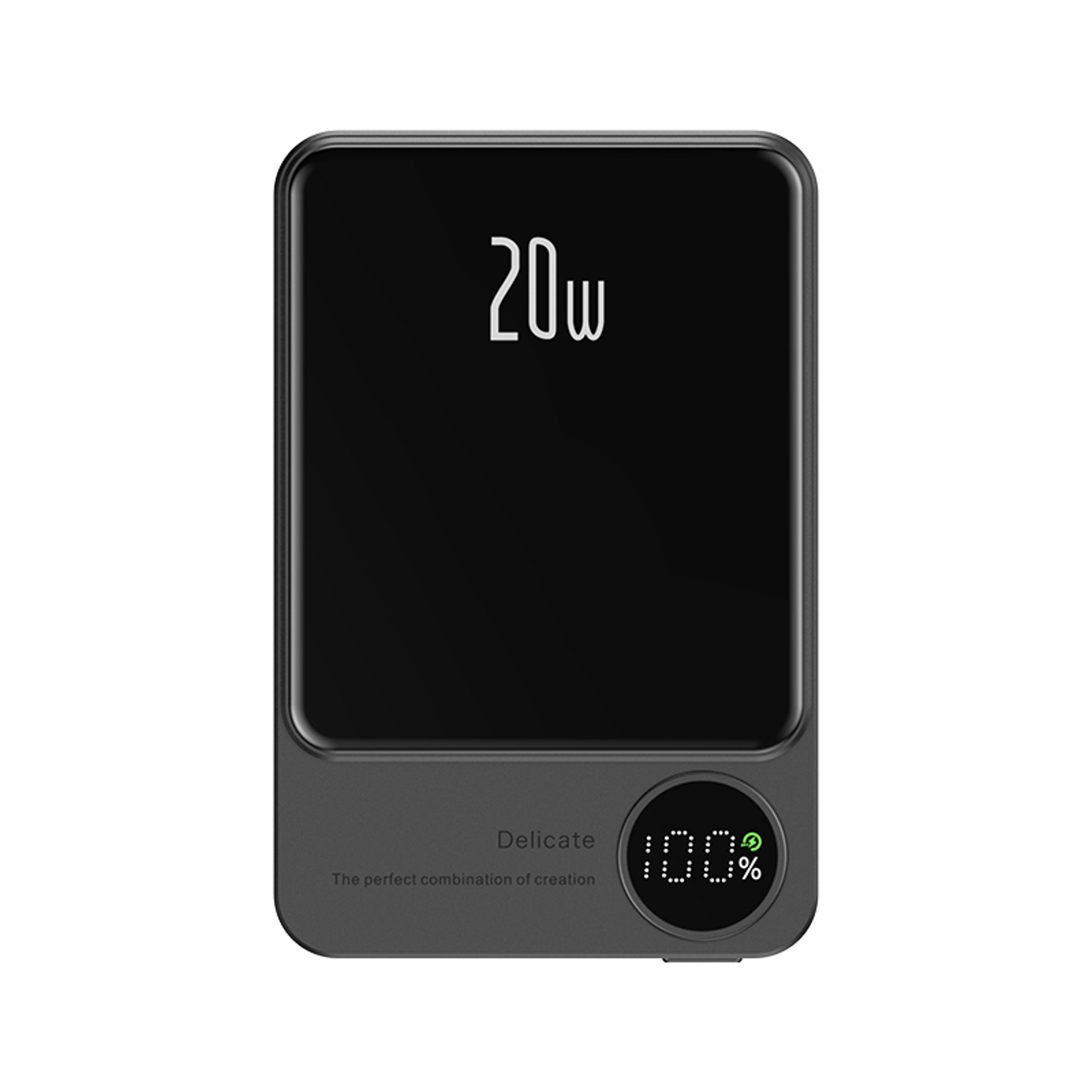 magnetic alloy power bank, wireless fast charging battery pack for iphone, magsafe backup powerbank