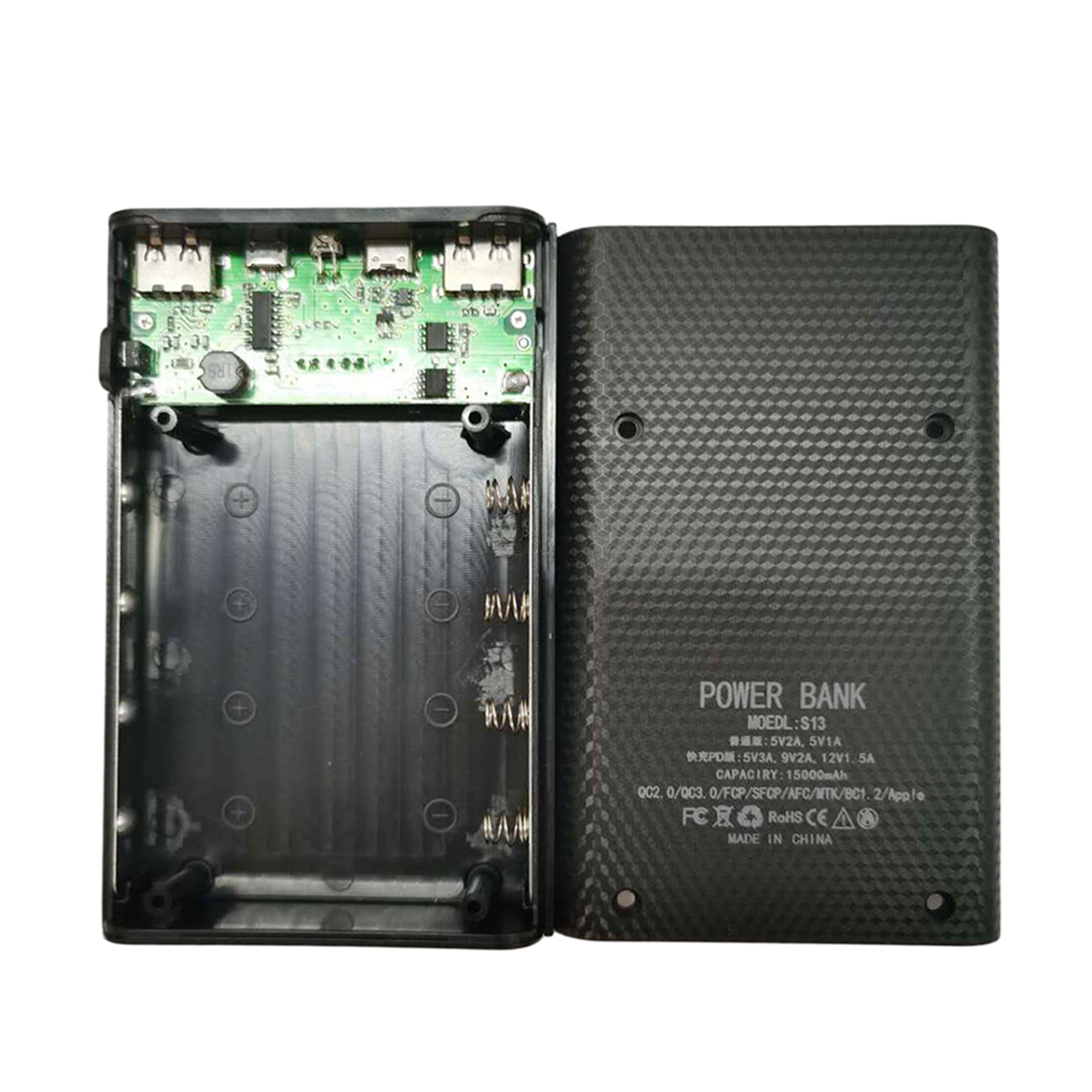 DIY Power Bank Case With USB  Type C Fast Charging Battery Enclosure 5