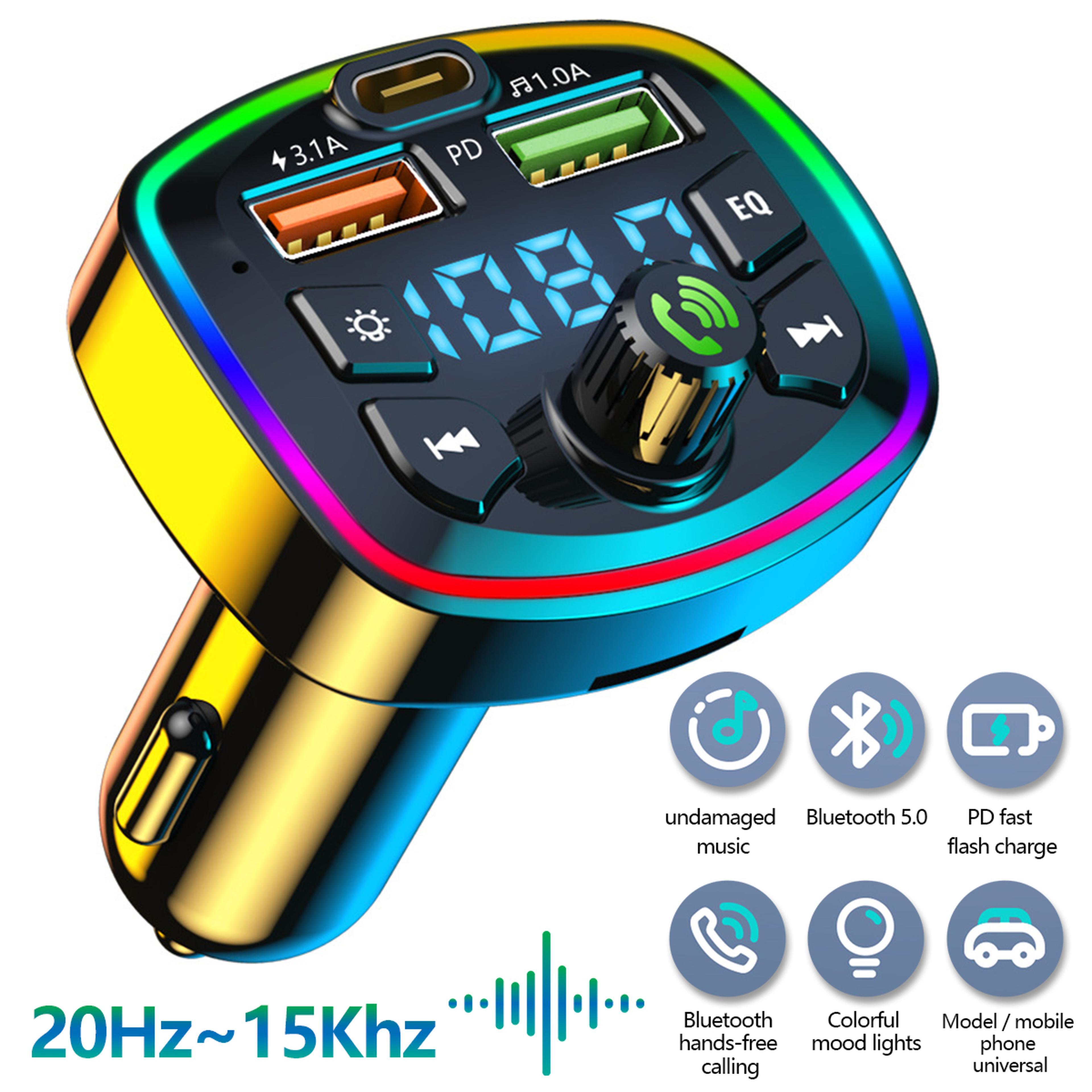 DriveSync Bluetooth FM Transmitter  Fast Charge Car MP3 Adapter 4