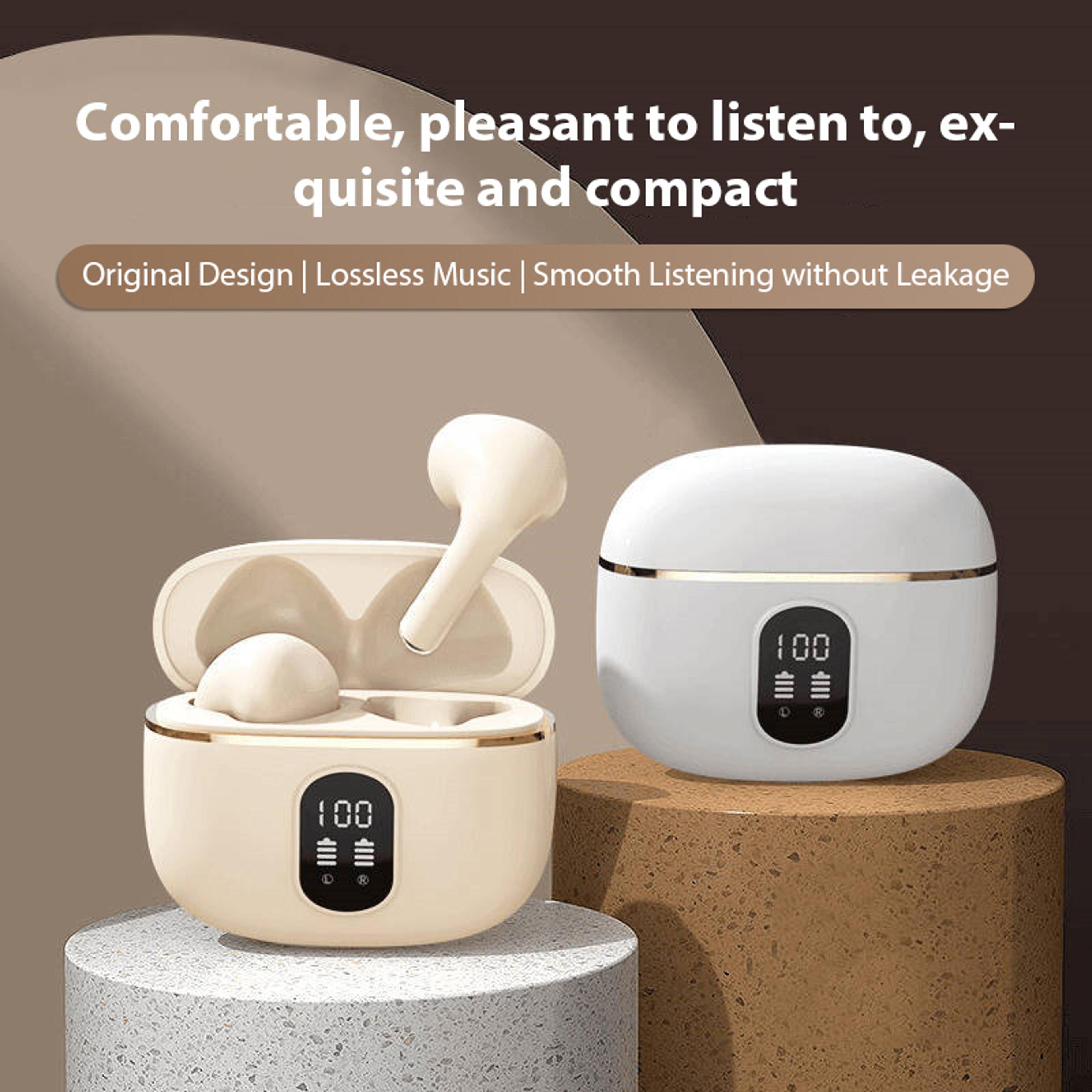 Bluetooth Wireless Earbuds With Noise Reduction  LED Power Display 2