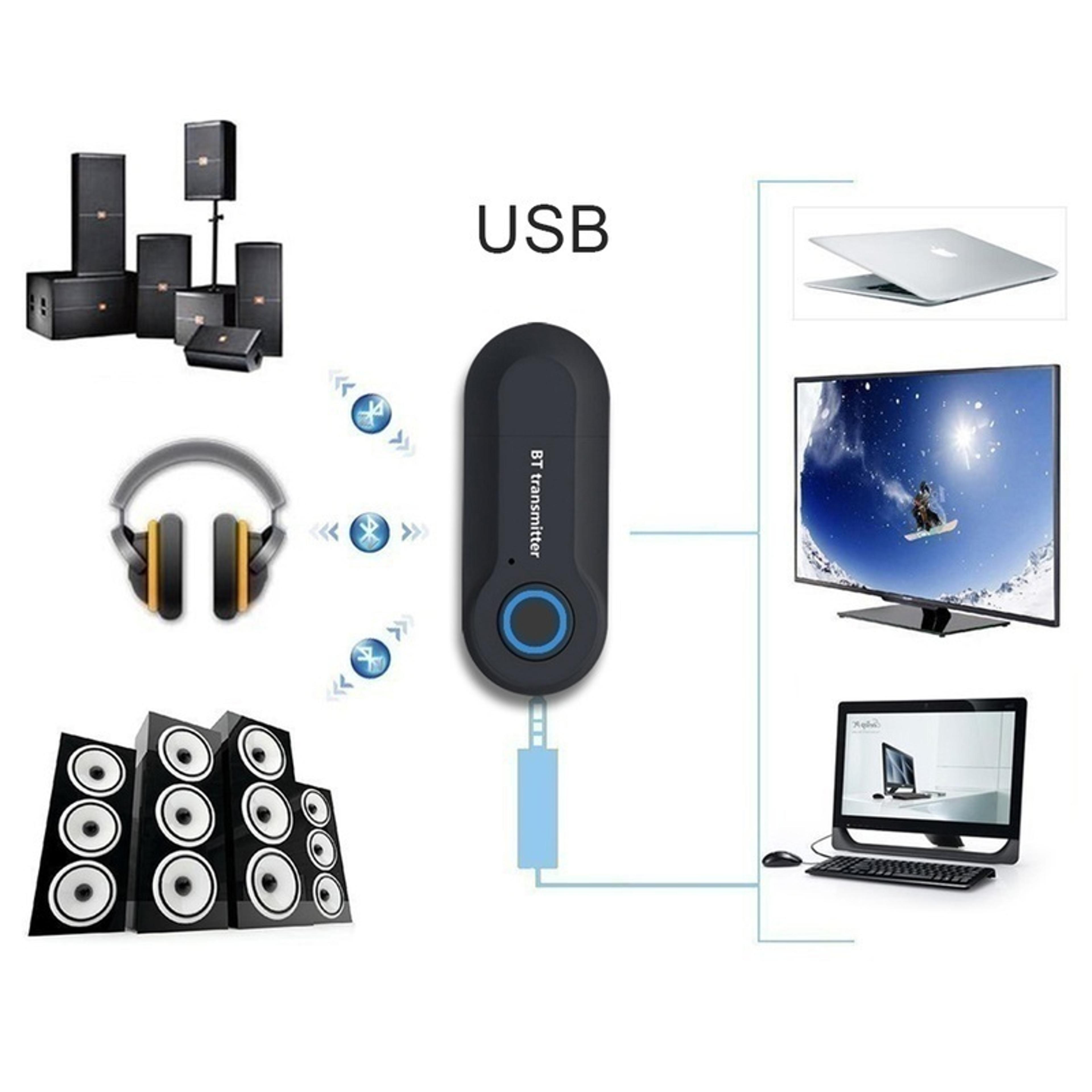 Premium Wireless Bluetooth Transmitter Audio Adapter For TV PC Phone 2
