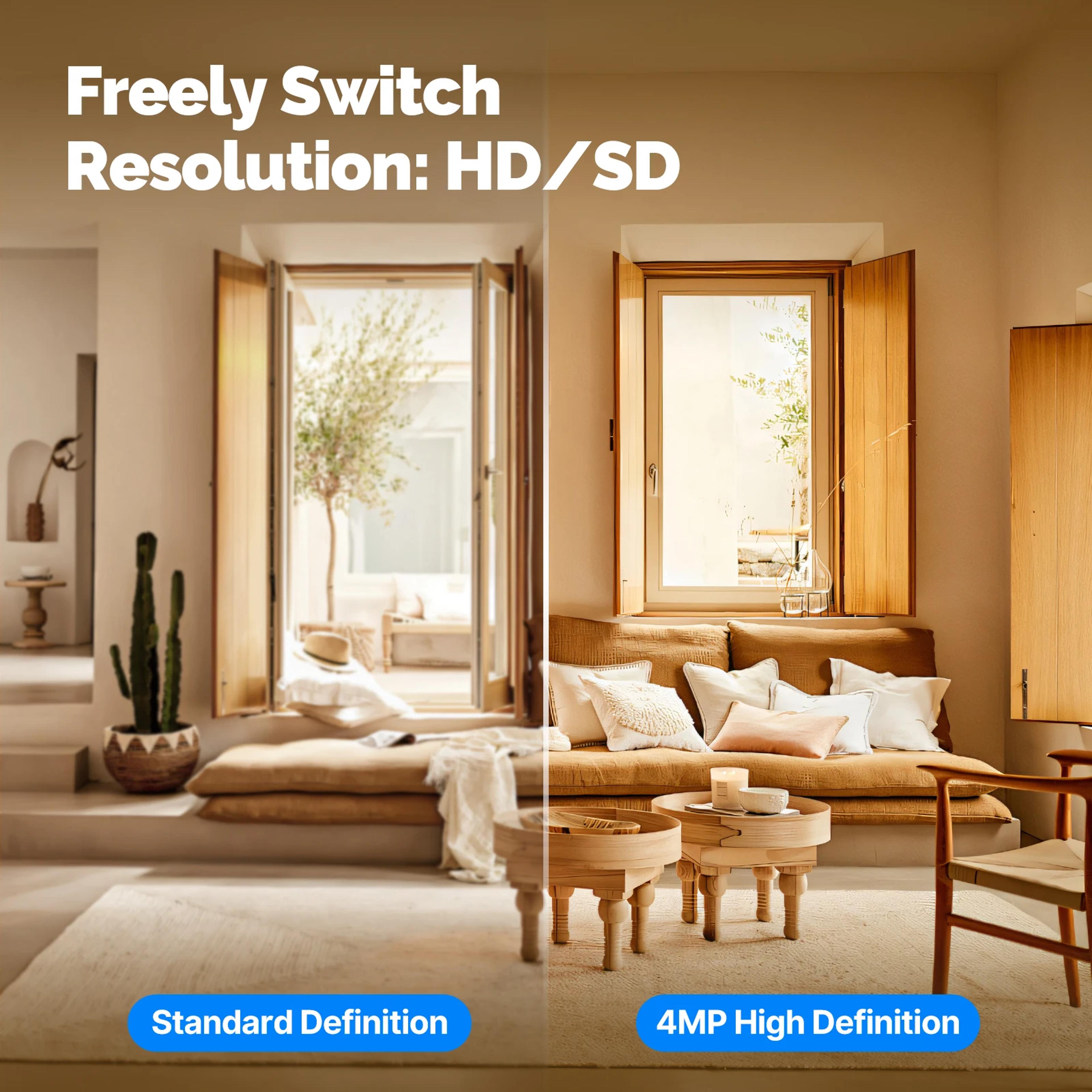 Smart WiFi Security Camera With Pan Tilt Tracking  Night Vision 2