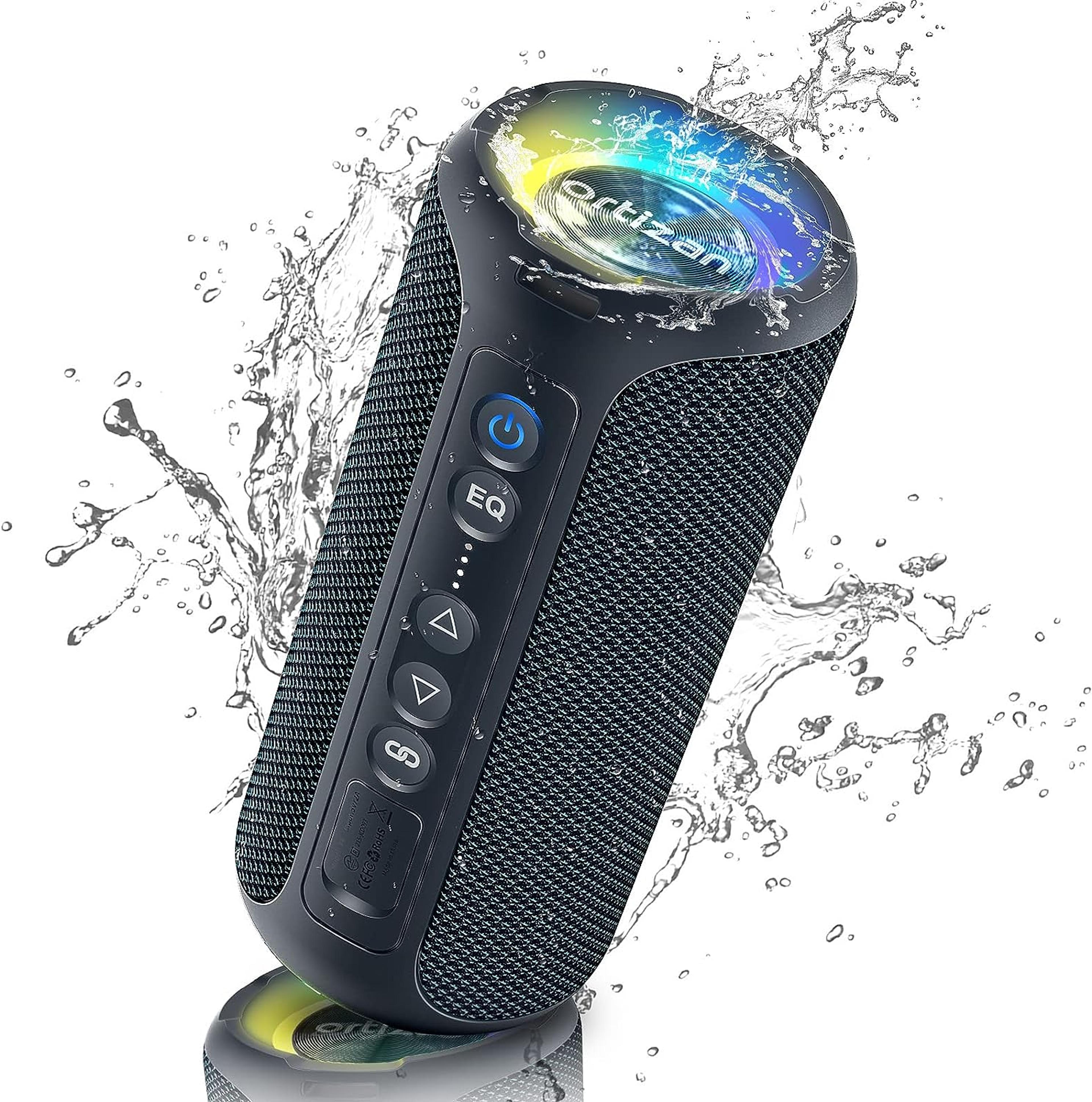 Portable Waterproof Bluetooth Speaker With Deep Bass  True Wireless Pairing 1