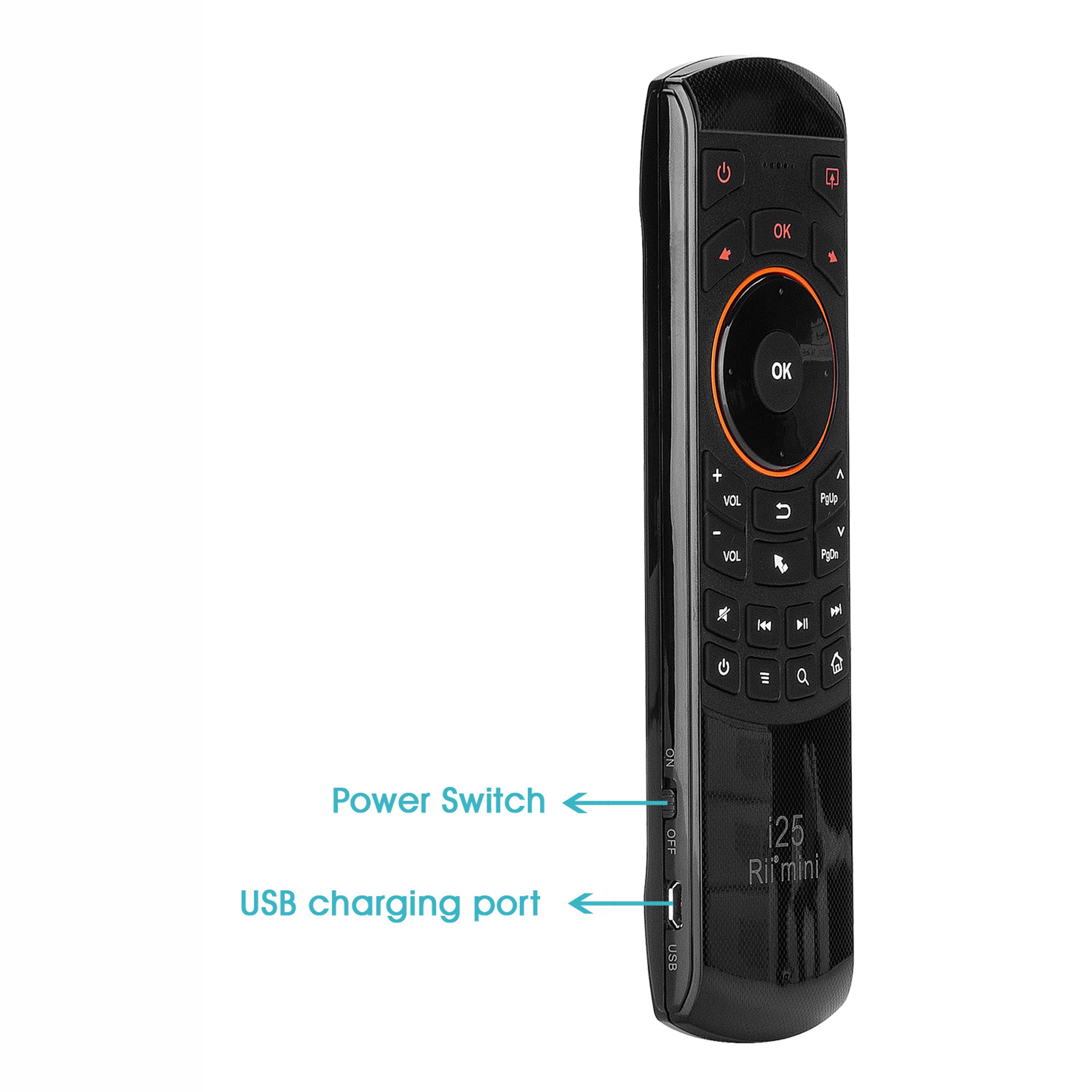 Wireless Air Mouse Keyboard IR Remote For Android TV Box And Smart Devices 3