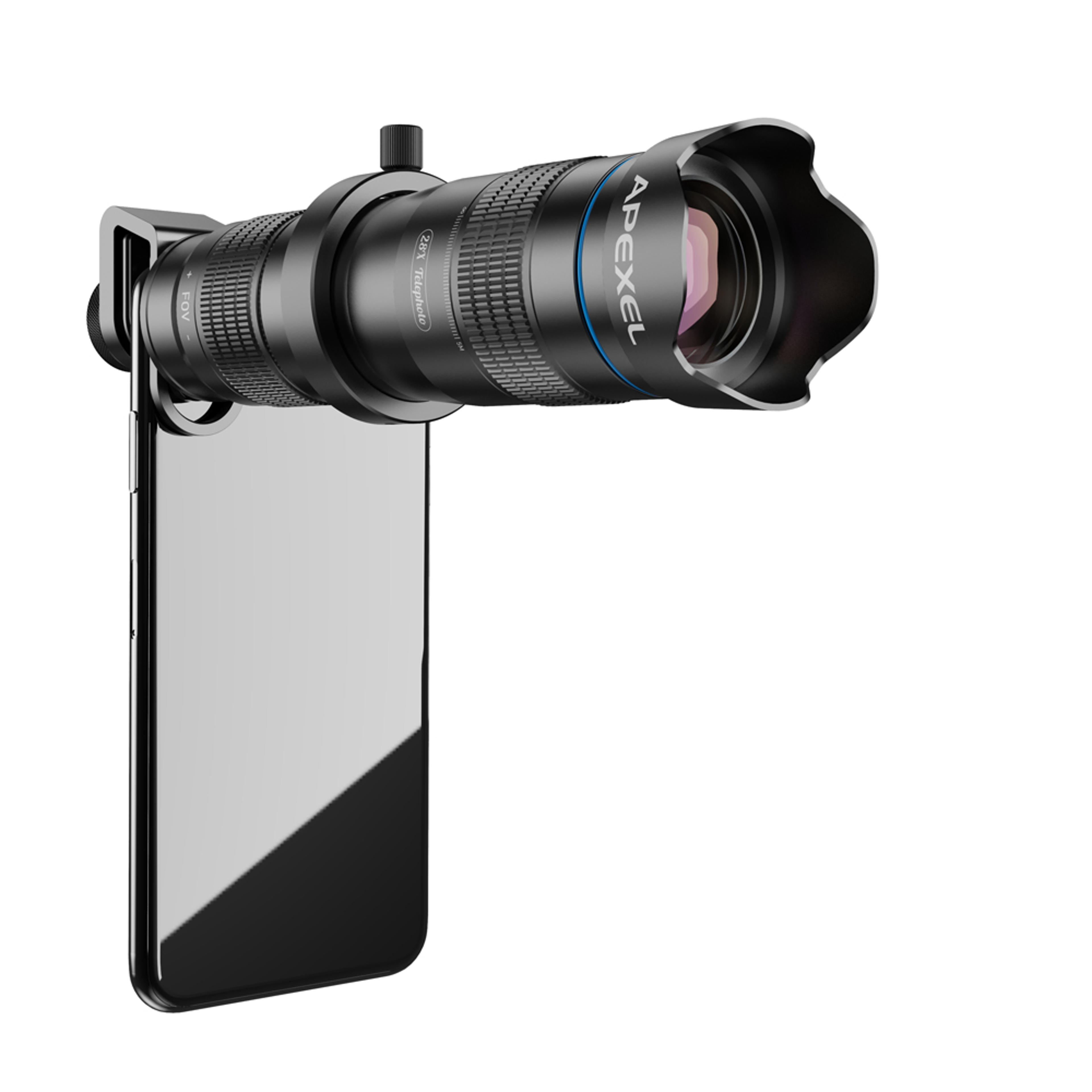 hd telephoto phone lens kit with tripod for long range smart phone photography