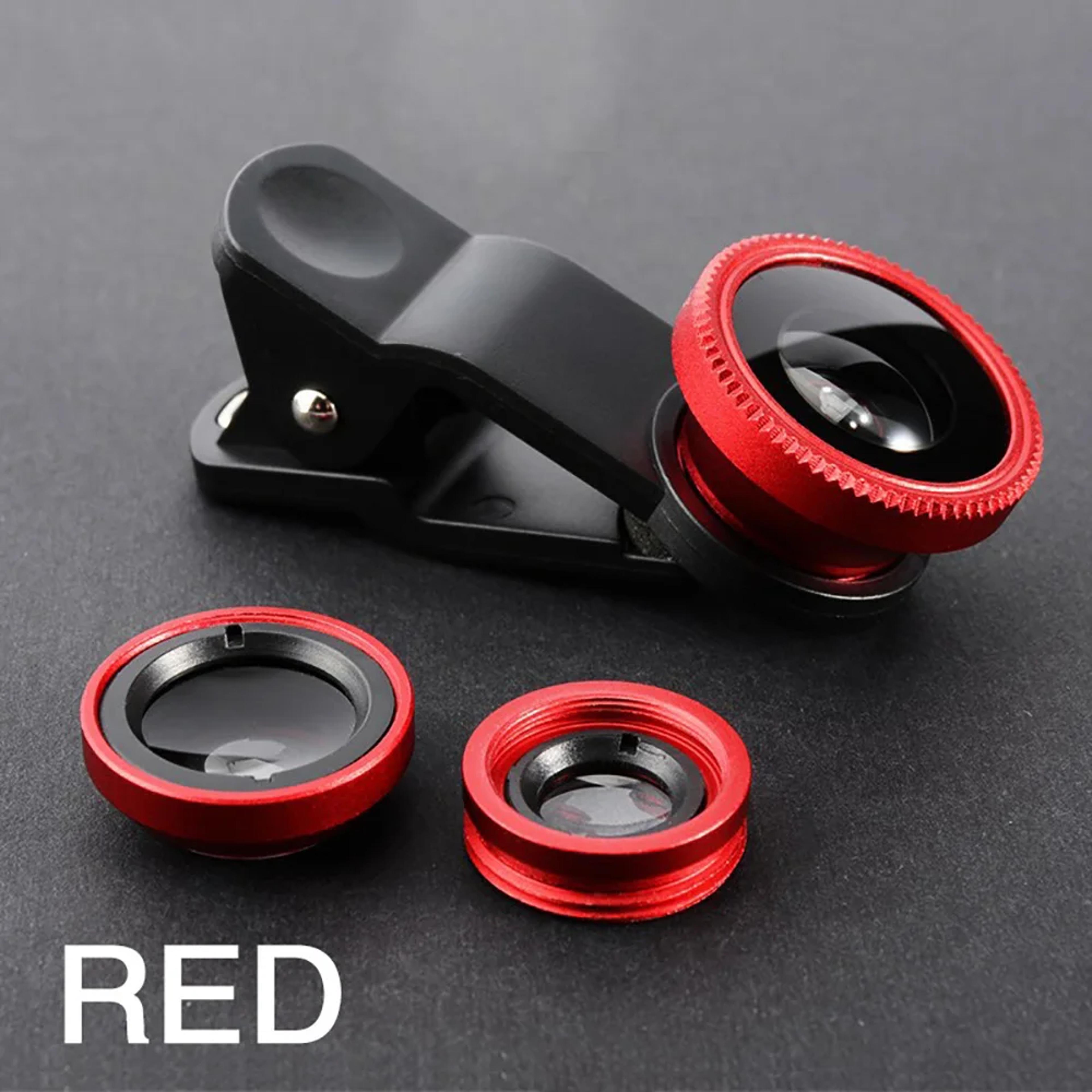 Phone Camera Lens Kit With Wide Angle Lens Macro  Fisheye Clip On 6