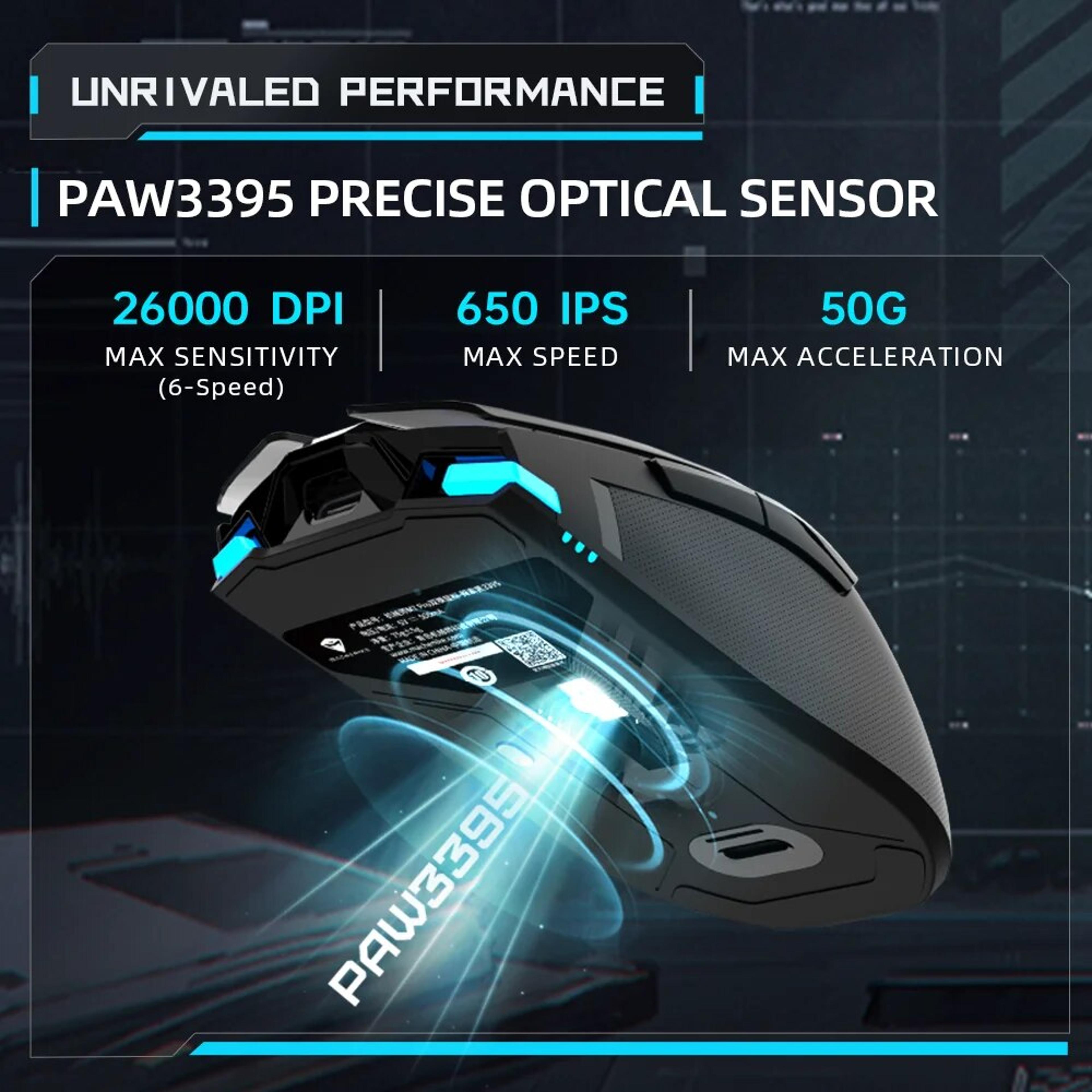 Pro Wireless Gaming Mouse With Sensor  DPI Precision 2