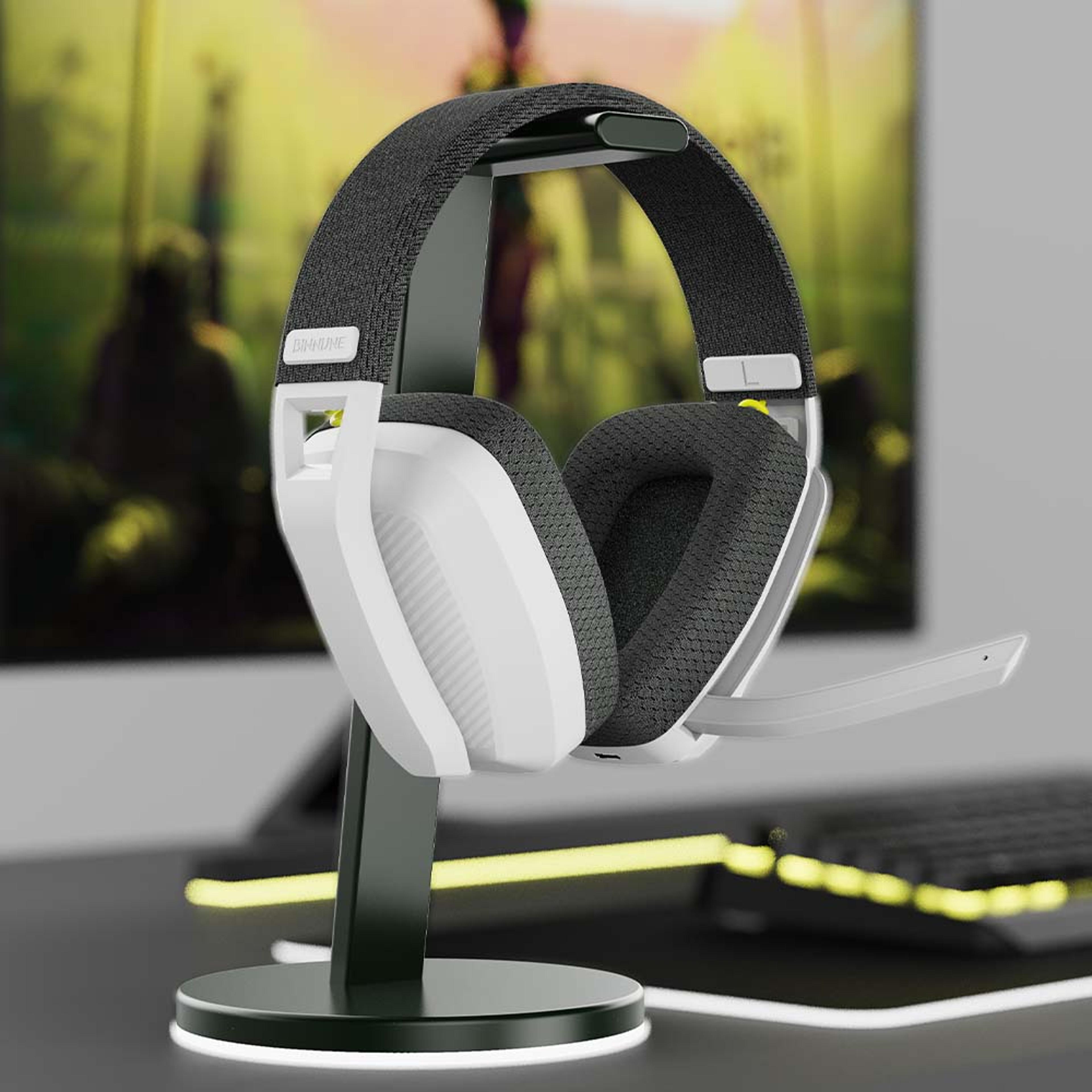Wireless Gaming Headset With Mic For PC  Mobile 0