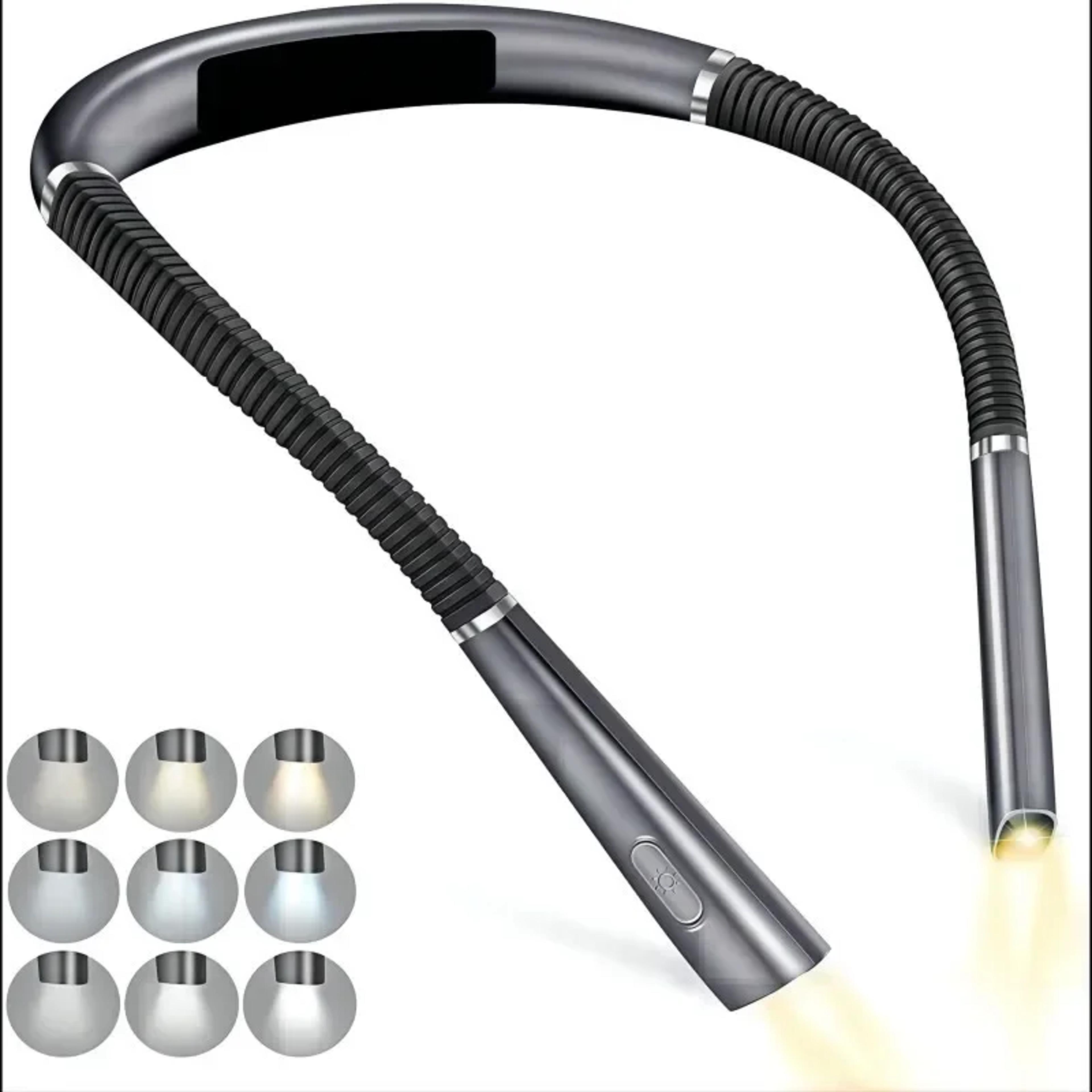 Rechargeable Neck Reading Light Hands Free LED Book Light For Reading In Bed 0