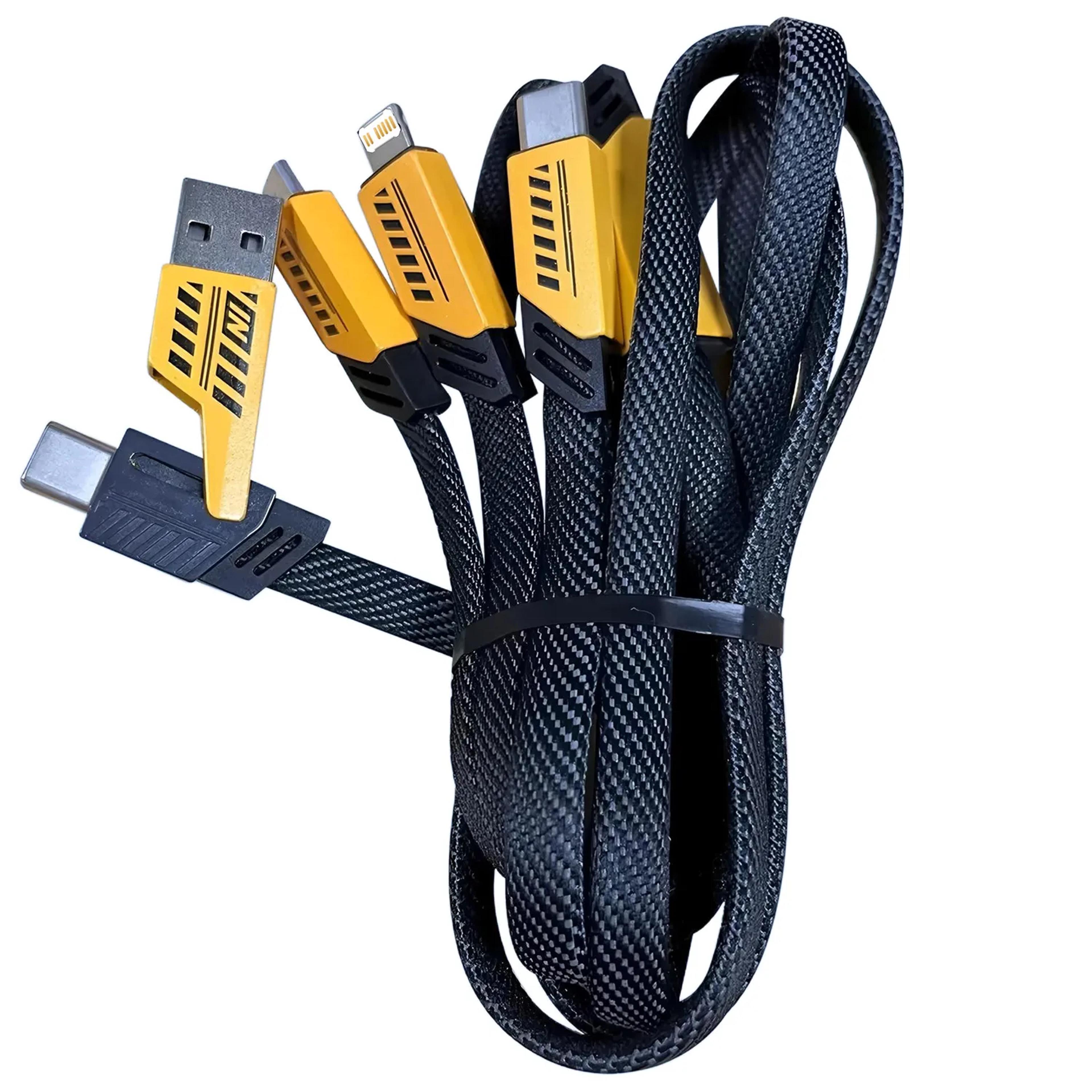 Universal Fast Charging Cable For USB C Micro USB  Multi Device Charging 2