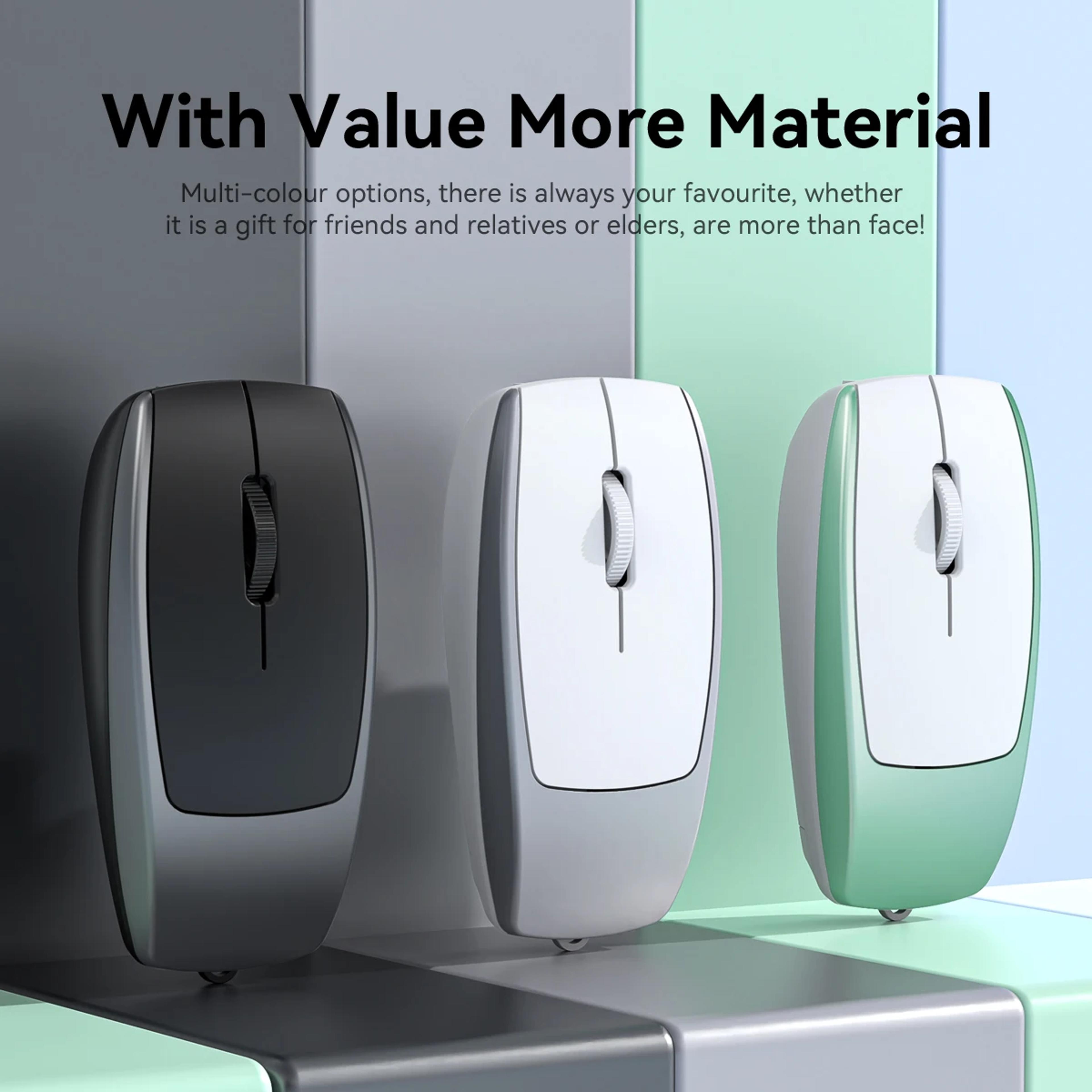 Mini Wireless Bluetooth Mouse With Card Reader Type C Rechargeable Silent Travel Mouse 5