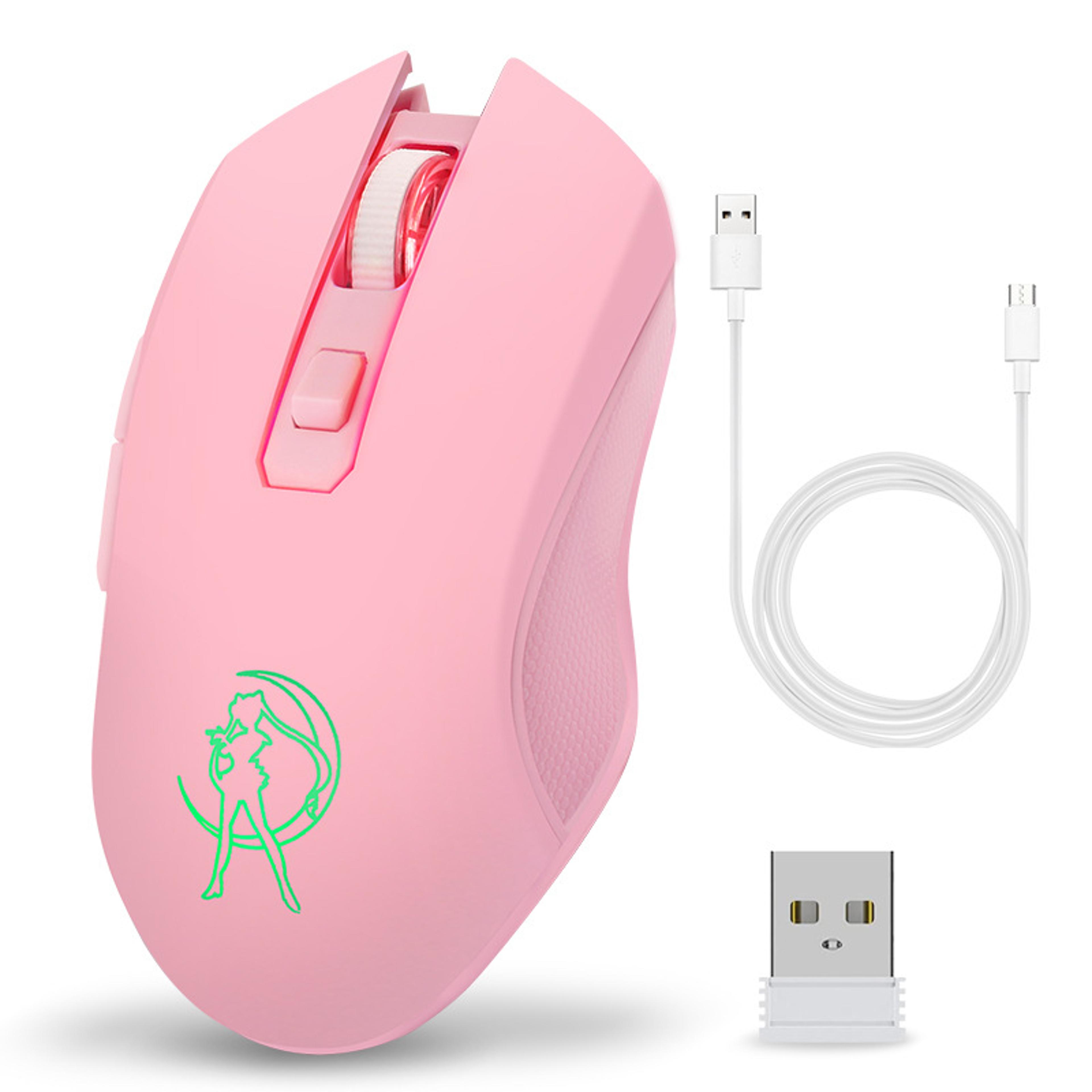 Rechargeable Wireless Mouse Gaming Mouse DPI Adjustable DPI Mouse Buttons Ergonomic Design 0