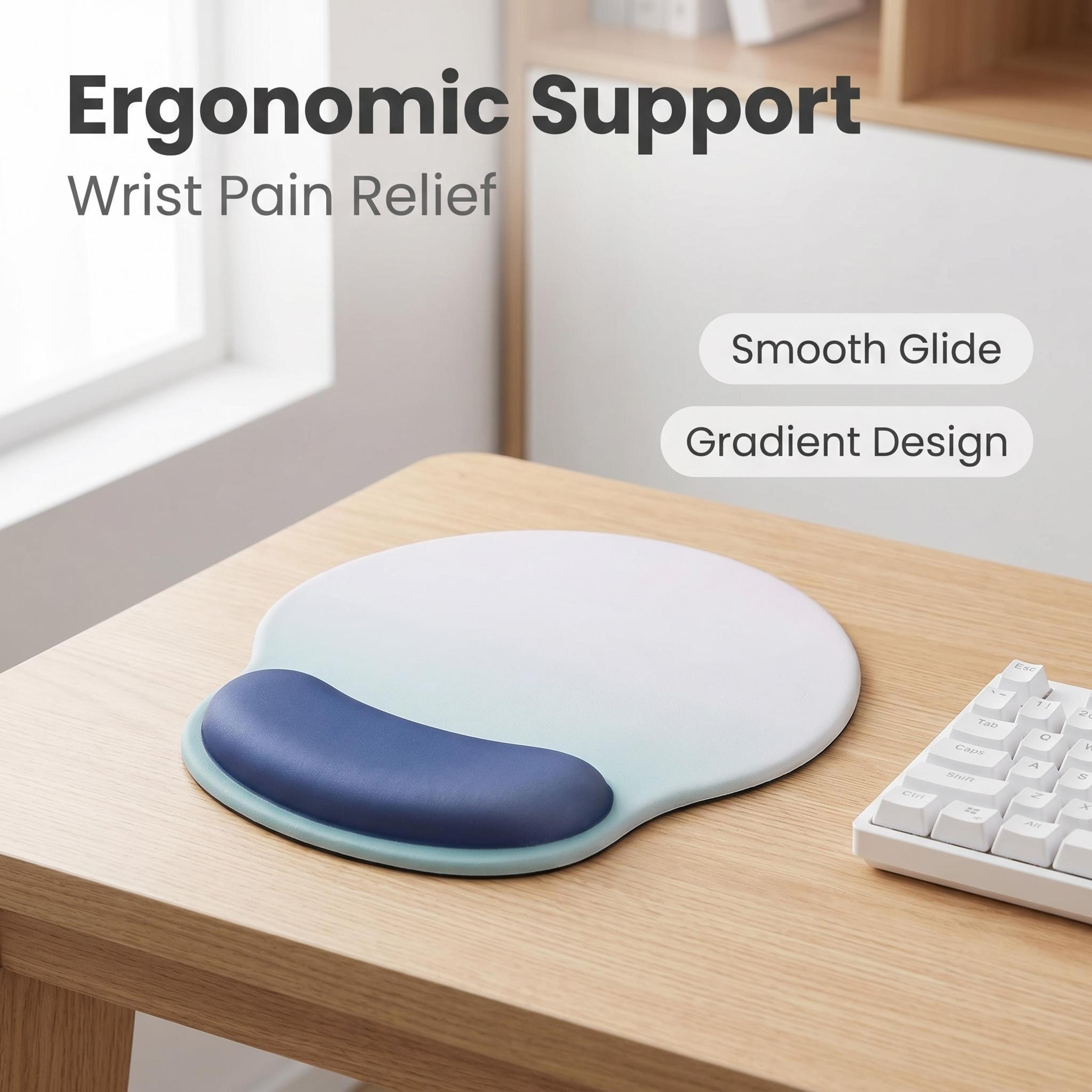 Flow Gradient Wrist Rest Mouse Pad For Office Study  Gaming Comfort 5