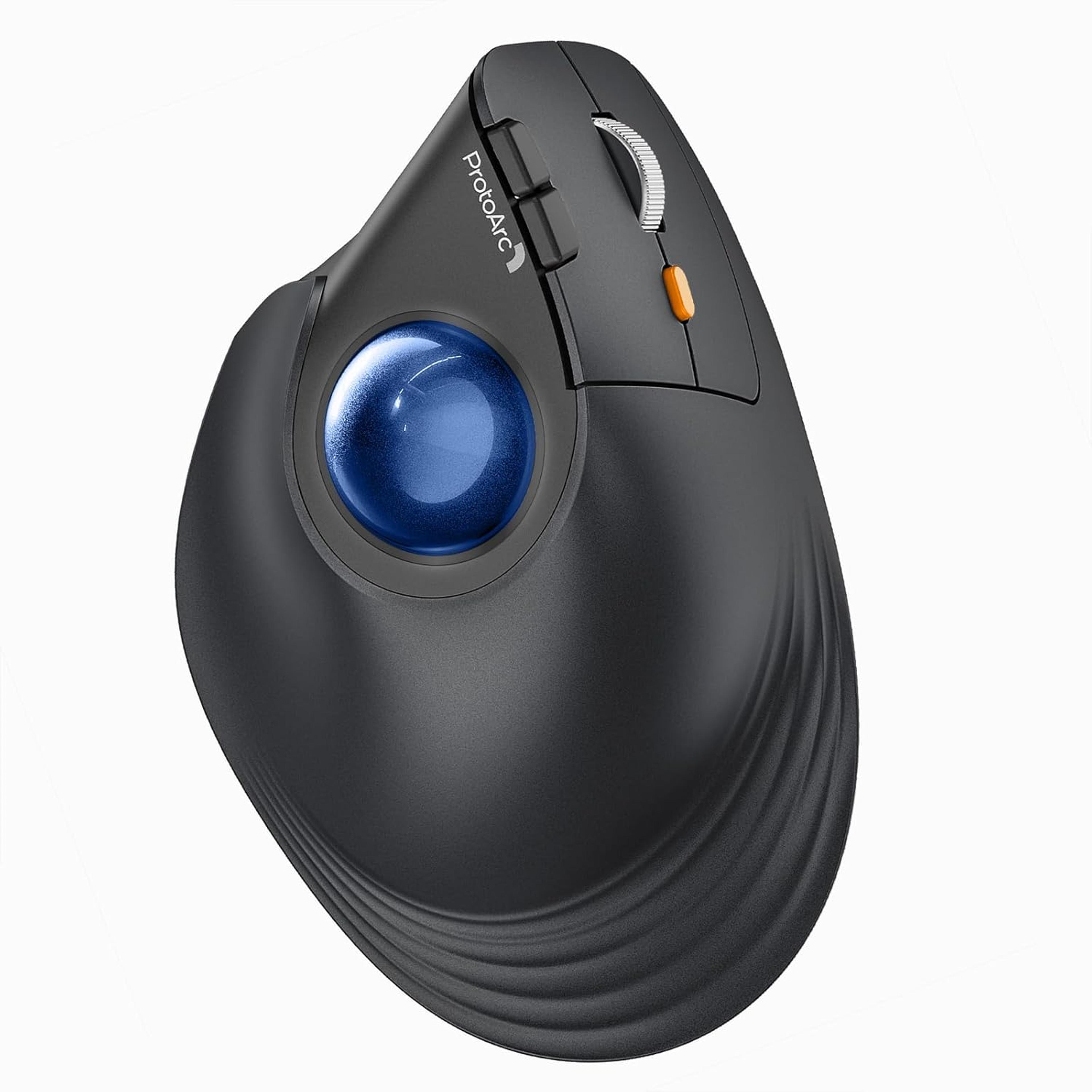 Pro Wireless Trackball Mouse Bluetooth Ergonomic Rollerball Mouse For PC  Laptop 7