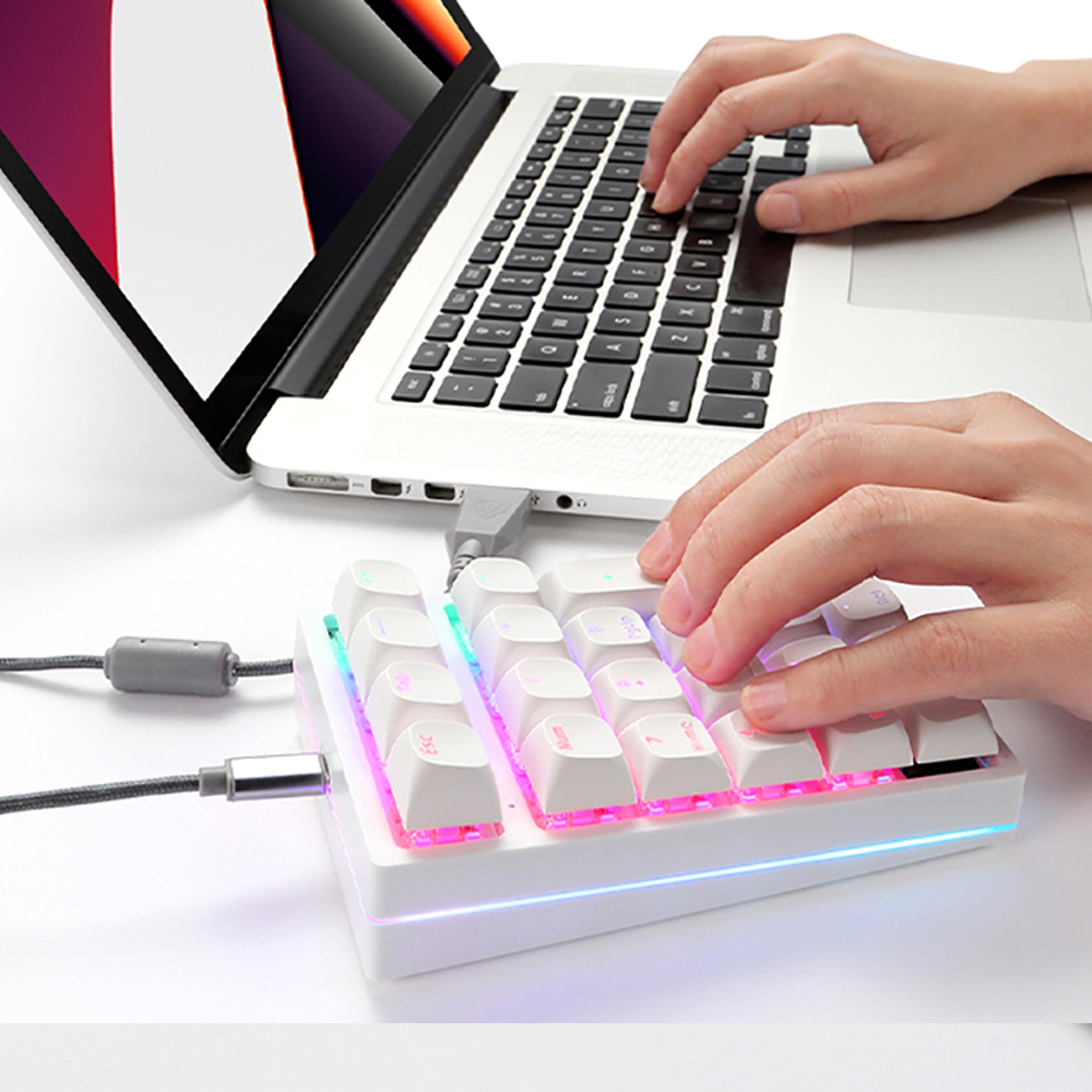 Motospeed Pro Mechanical Numeric Keypad Hot Swappable Programmable Gaming Numpad 2