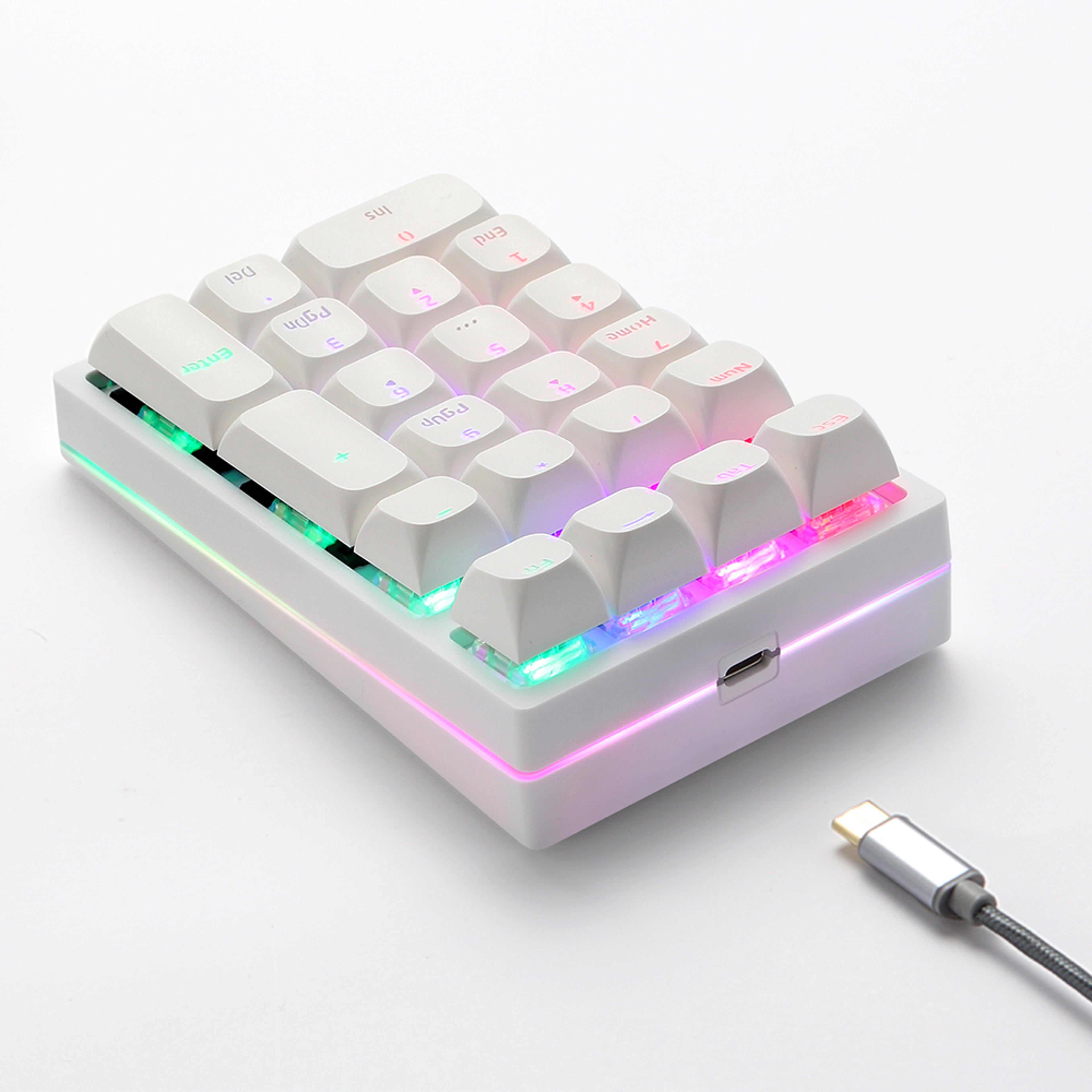Motospeed Pro Mechanical Numeric Keypad Hot Swappable Programmable Gaming Numpad 3