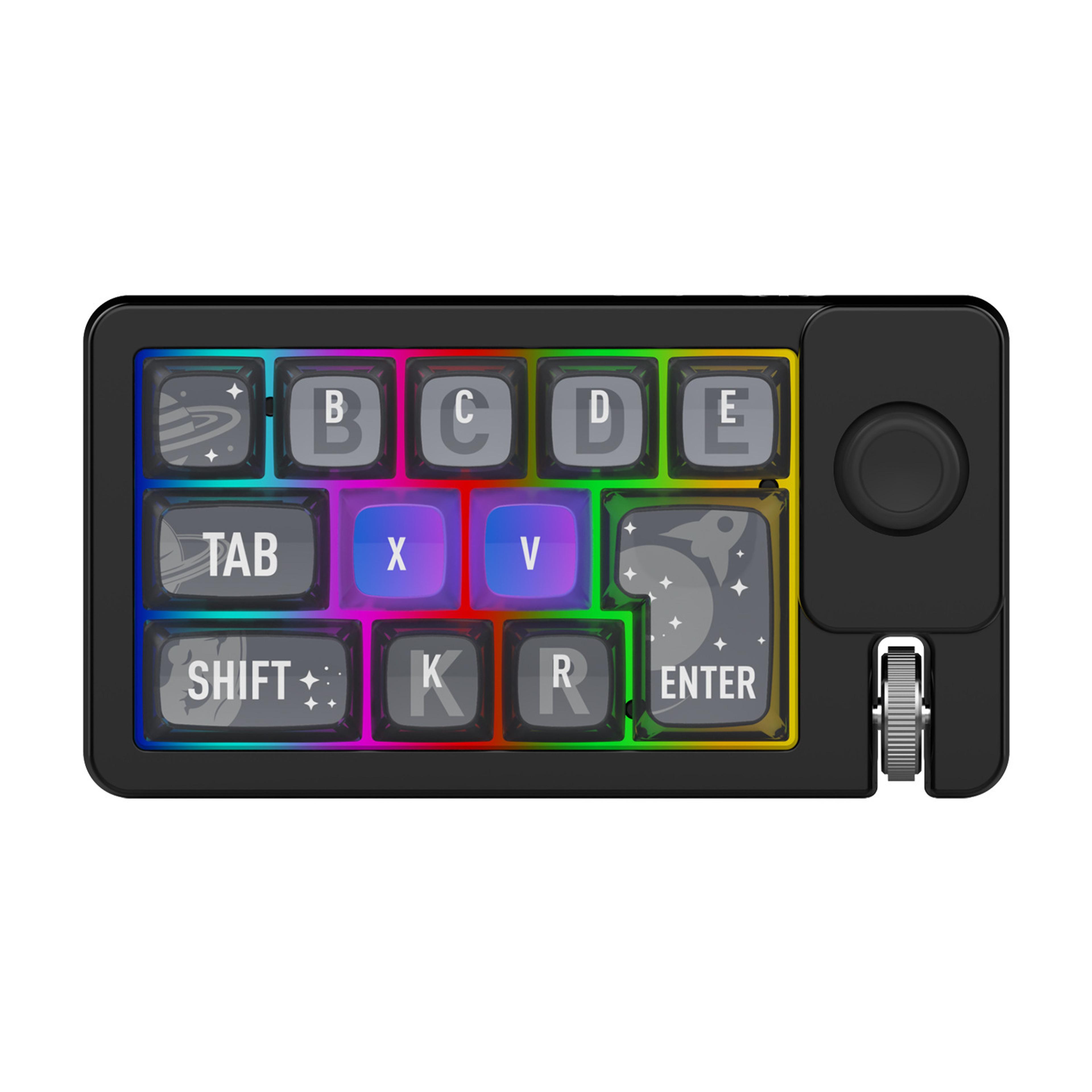 Wireless Macro Keyboard With Mechanical Keys RGB Lighting  Tri Mode Connectivity 0