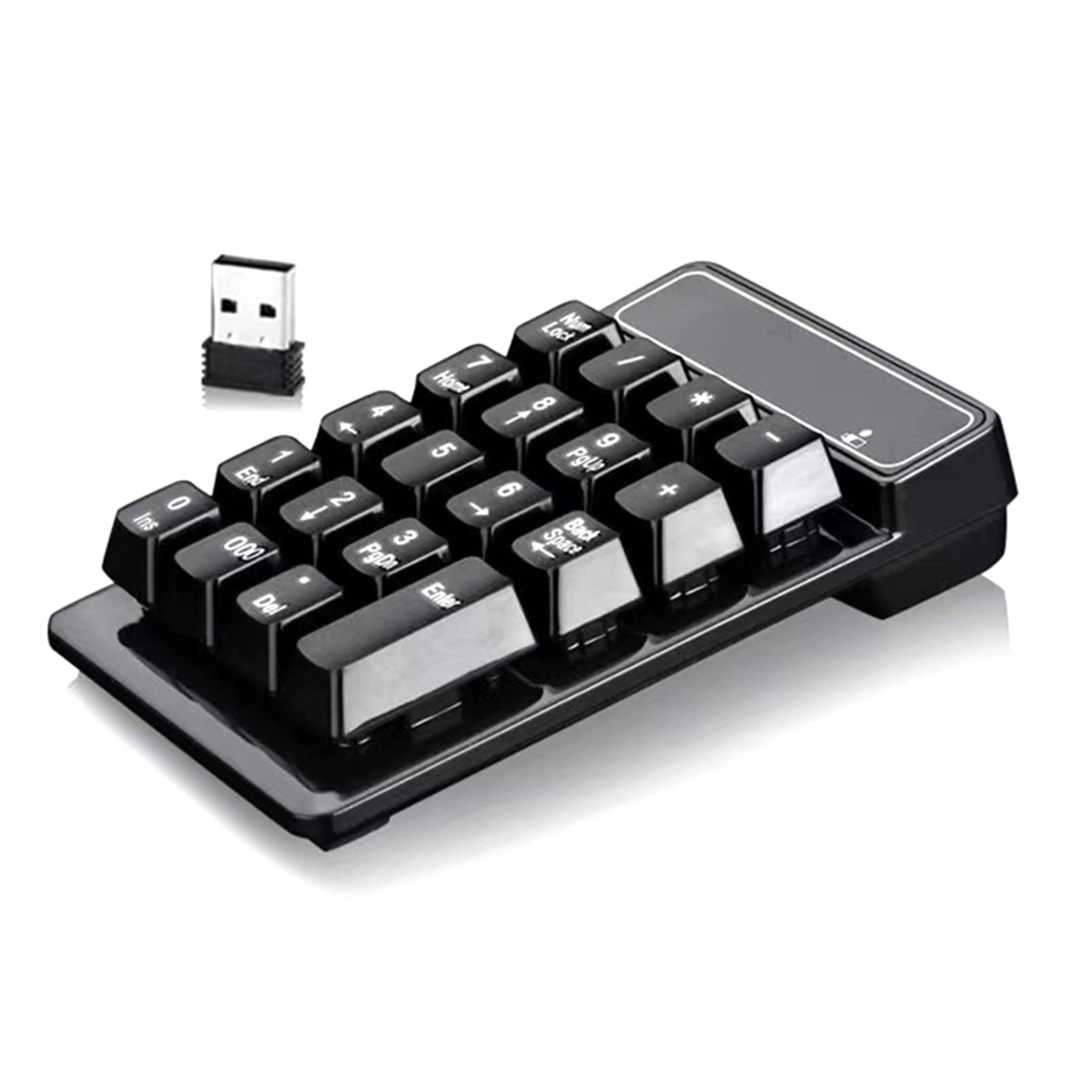 Wireless Key Numeric Keypad With Mechanical Feel For Laptop  PC 0
