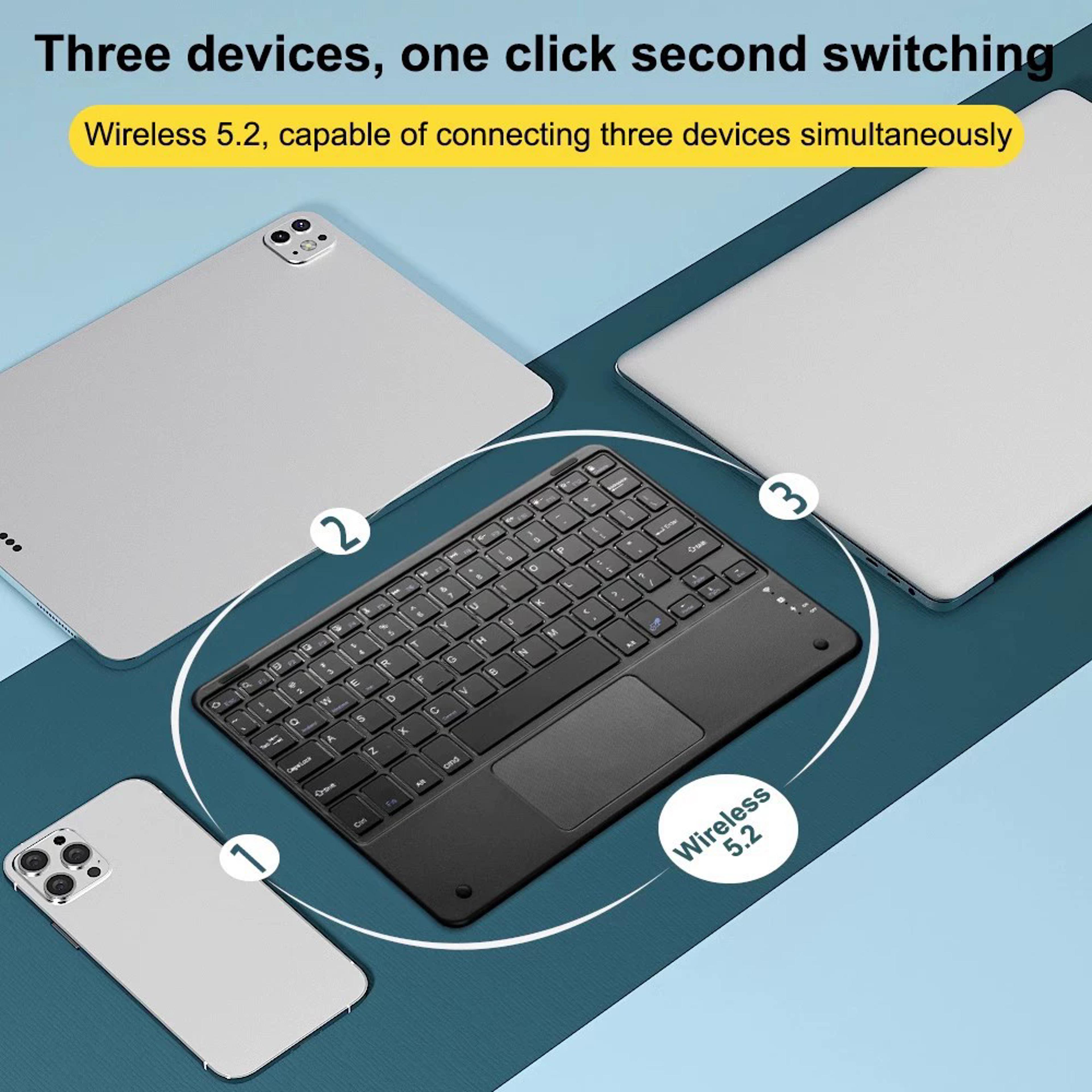 Magnetic Backlit Touch Keyboard Case For IPad Air IPad Pro  Galaxy Tab S10 3