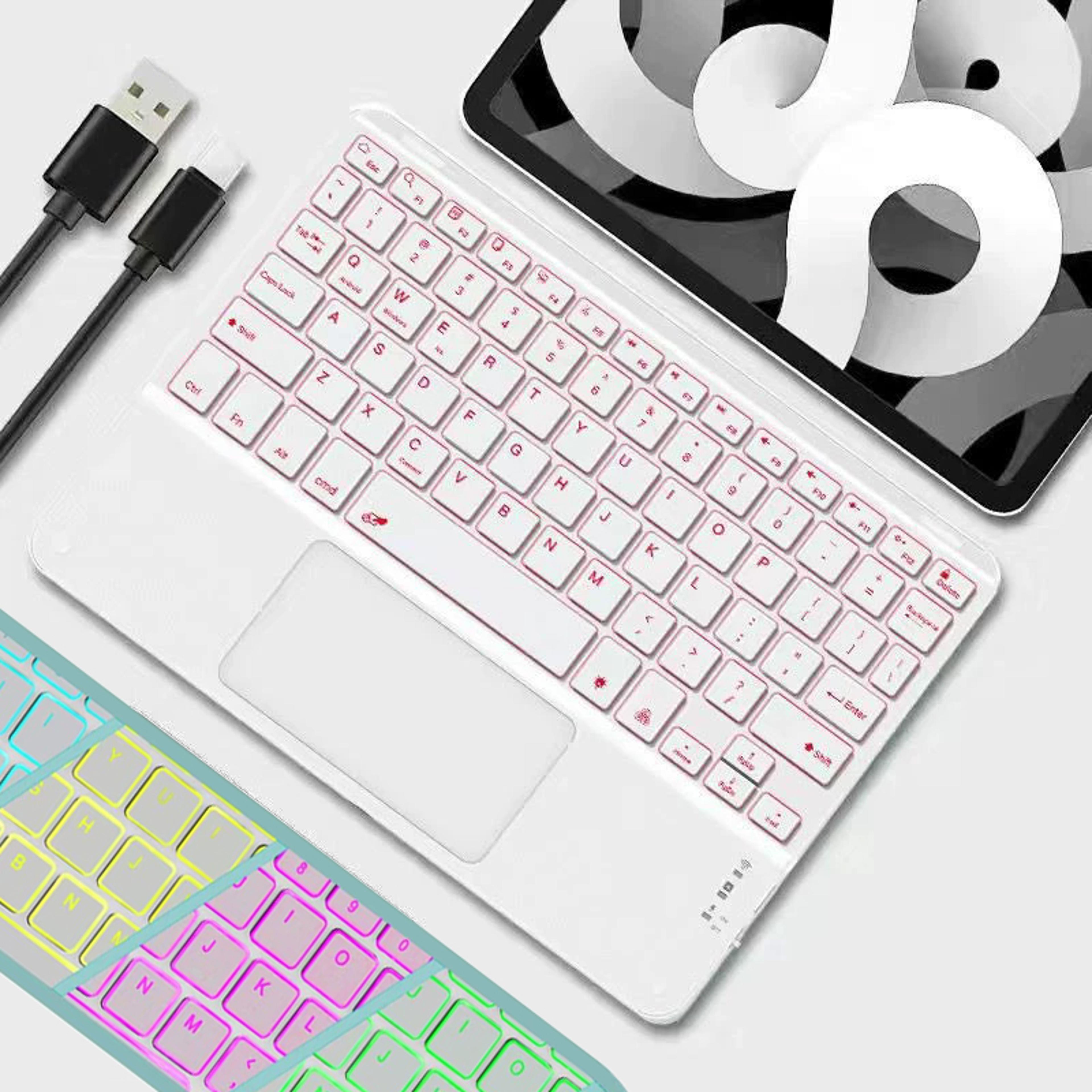 Magnetic Backlit Touch Keyboard Case For IPad Air IPad Pro  Galaxy Tab S10 8
