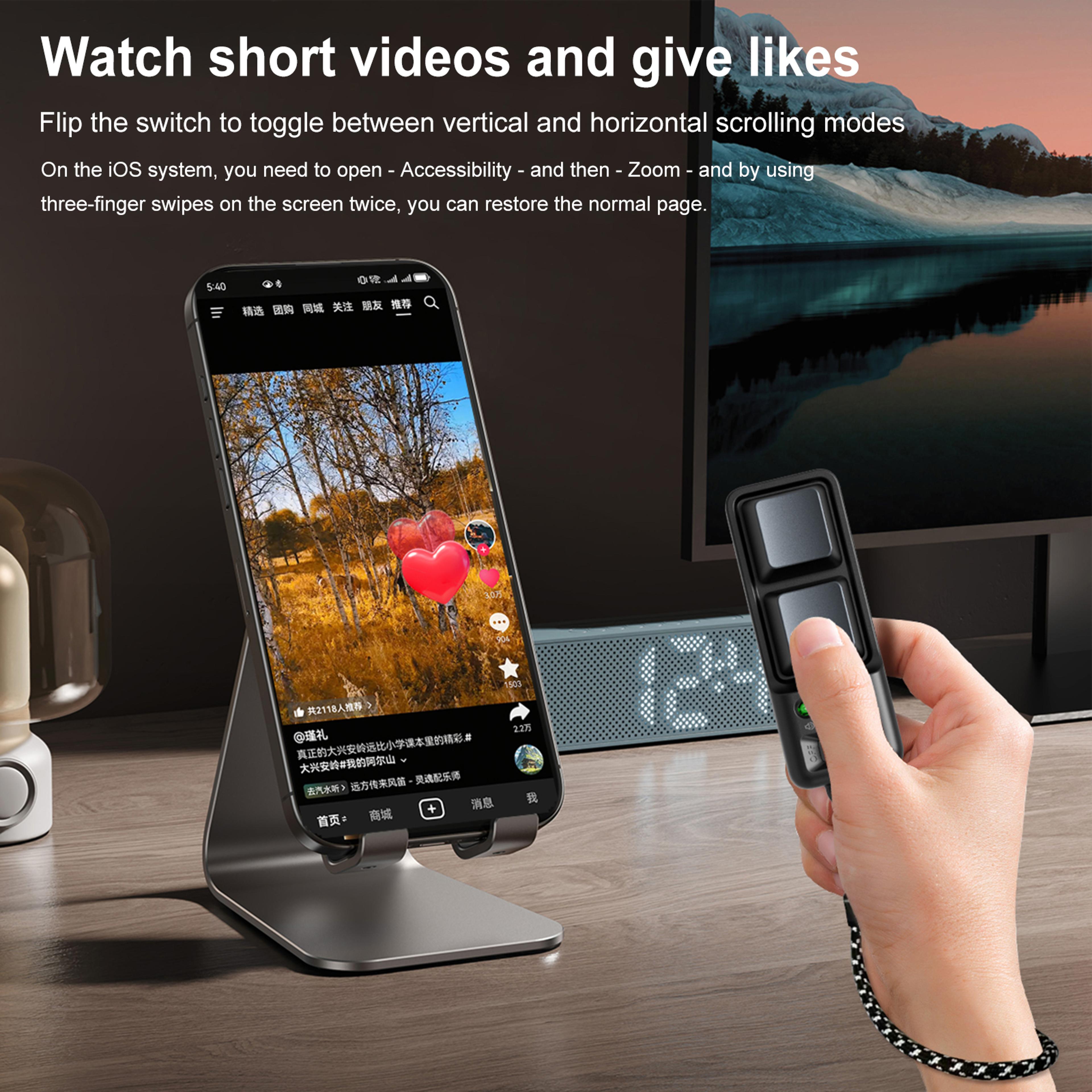 Hands Free Bluetooth Page Turner Ring For IPad Tablets  E Reading Apps 2