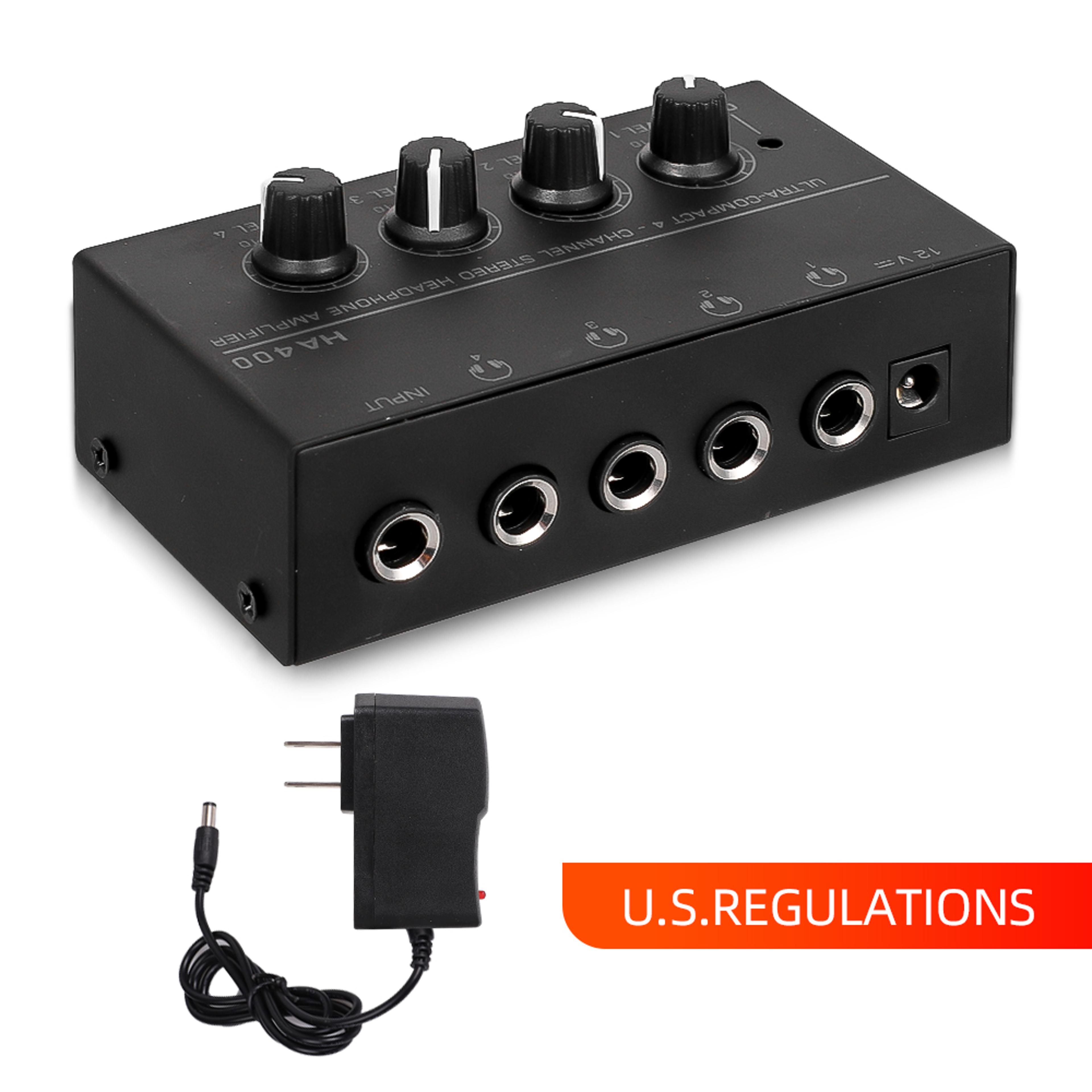 High Fidelity Channel Headphone Amplifier With Independent Volume Control 7