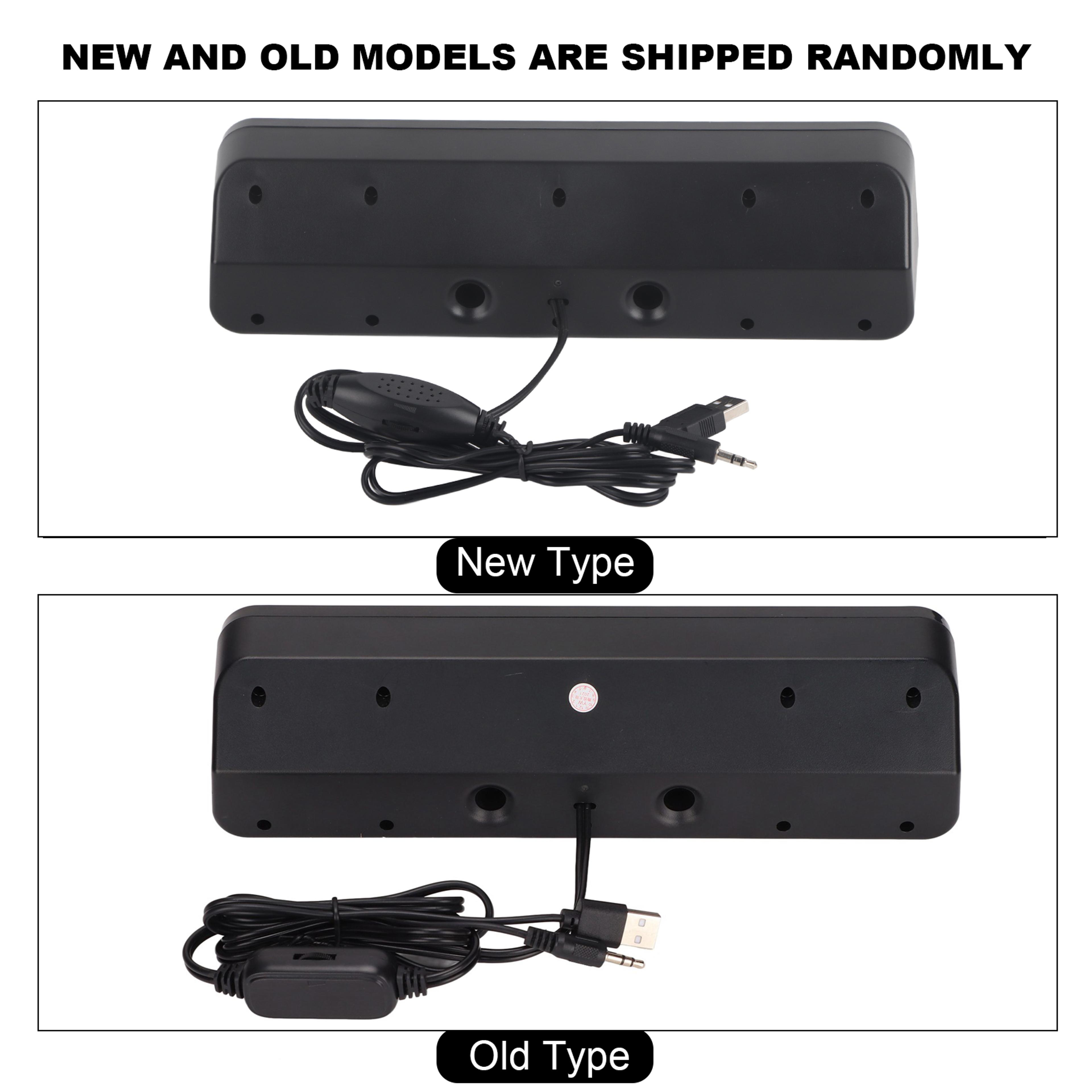 HiFi USB Desktop Speaker For PC TV  Laptop With Stereo Sound And Audio Jack 4