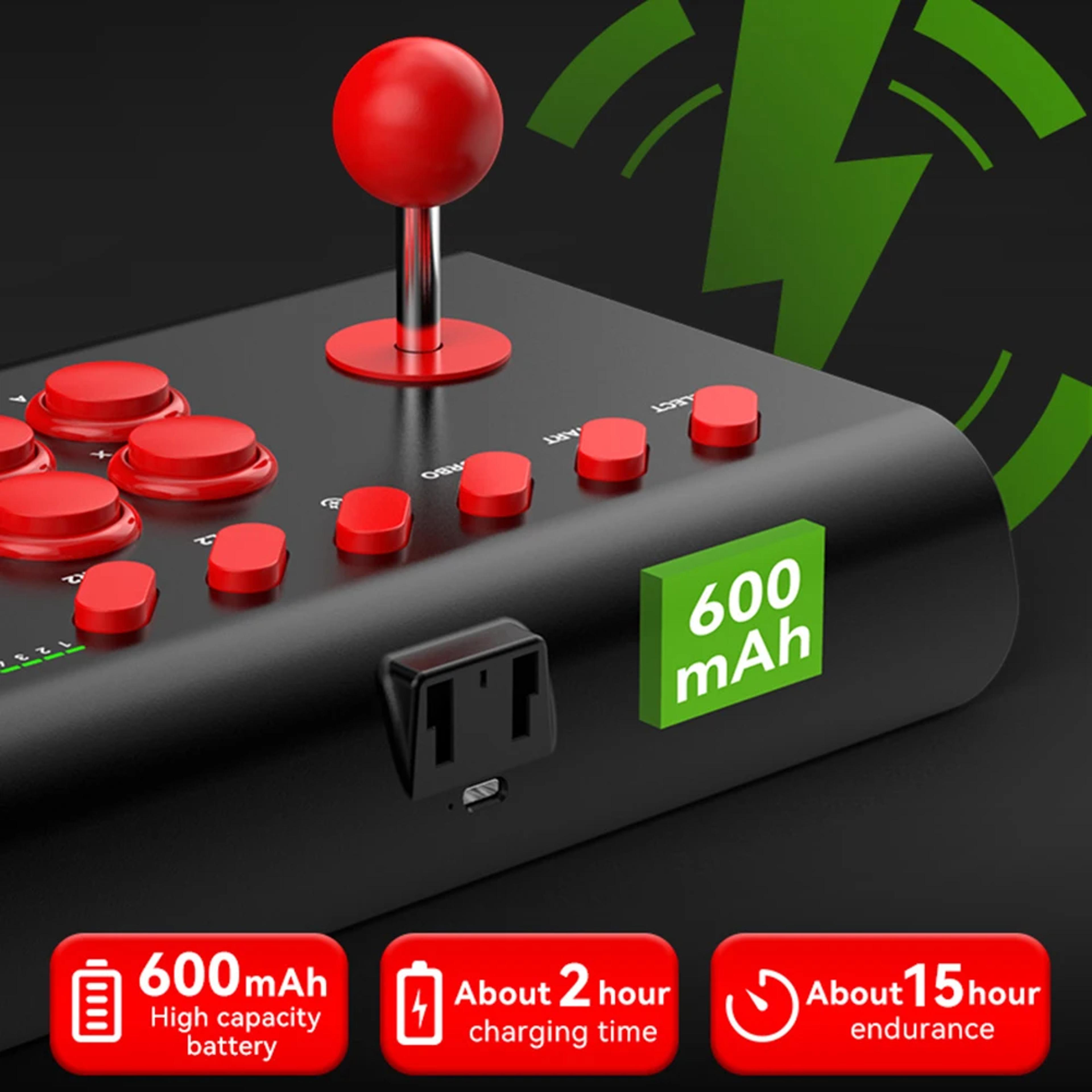 Pro Wireless Fighting Joystick Controller For PC Android  Console Gaming 3
