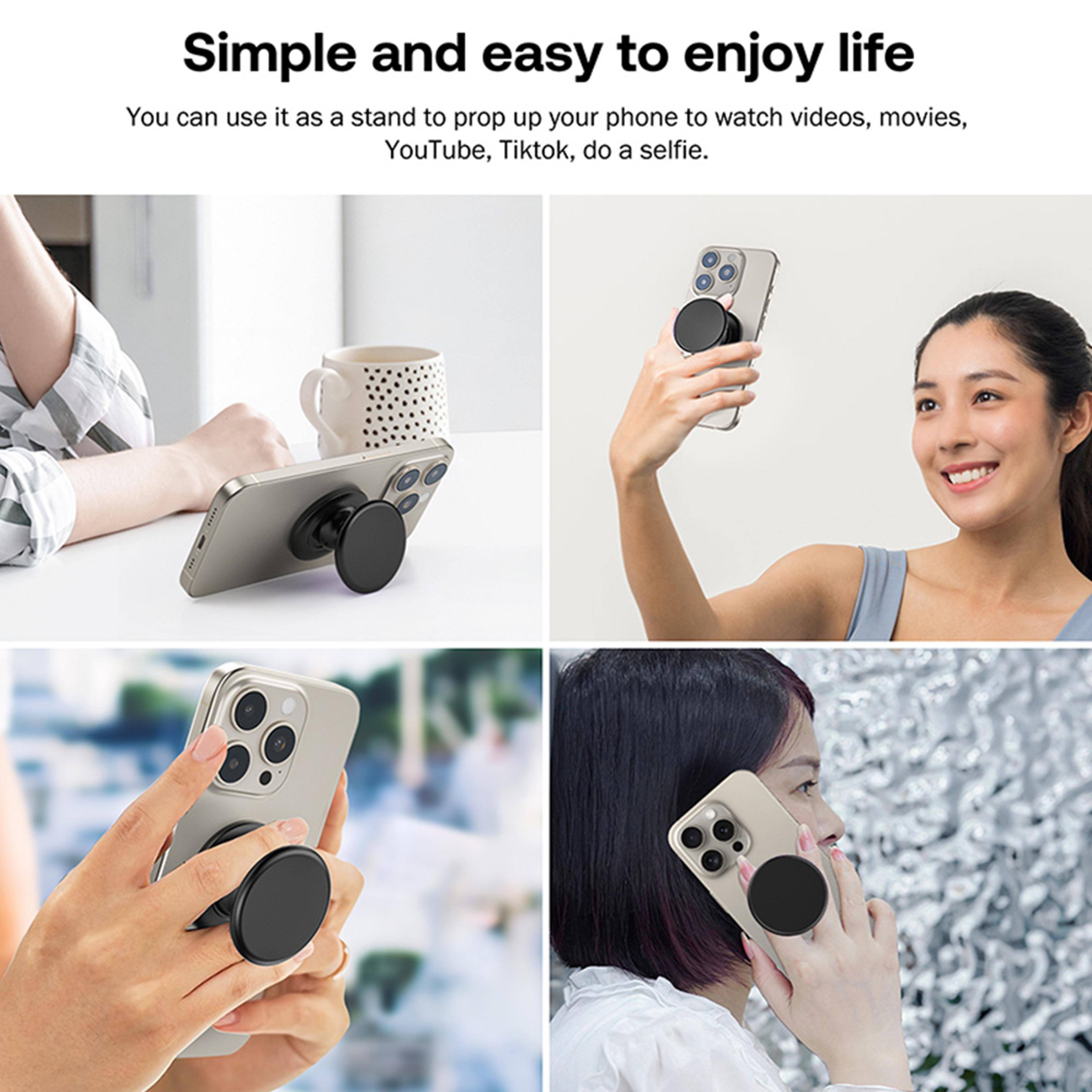 Grip Secure Adhesive Phone Grip Stand For IPhone  Samsung 5