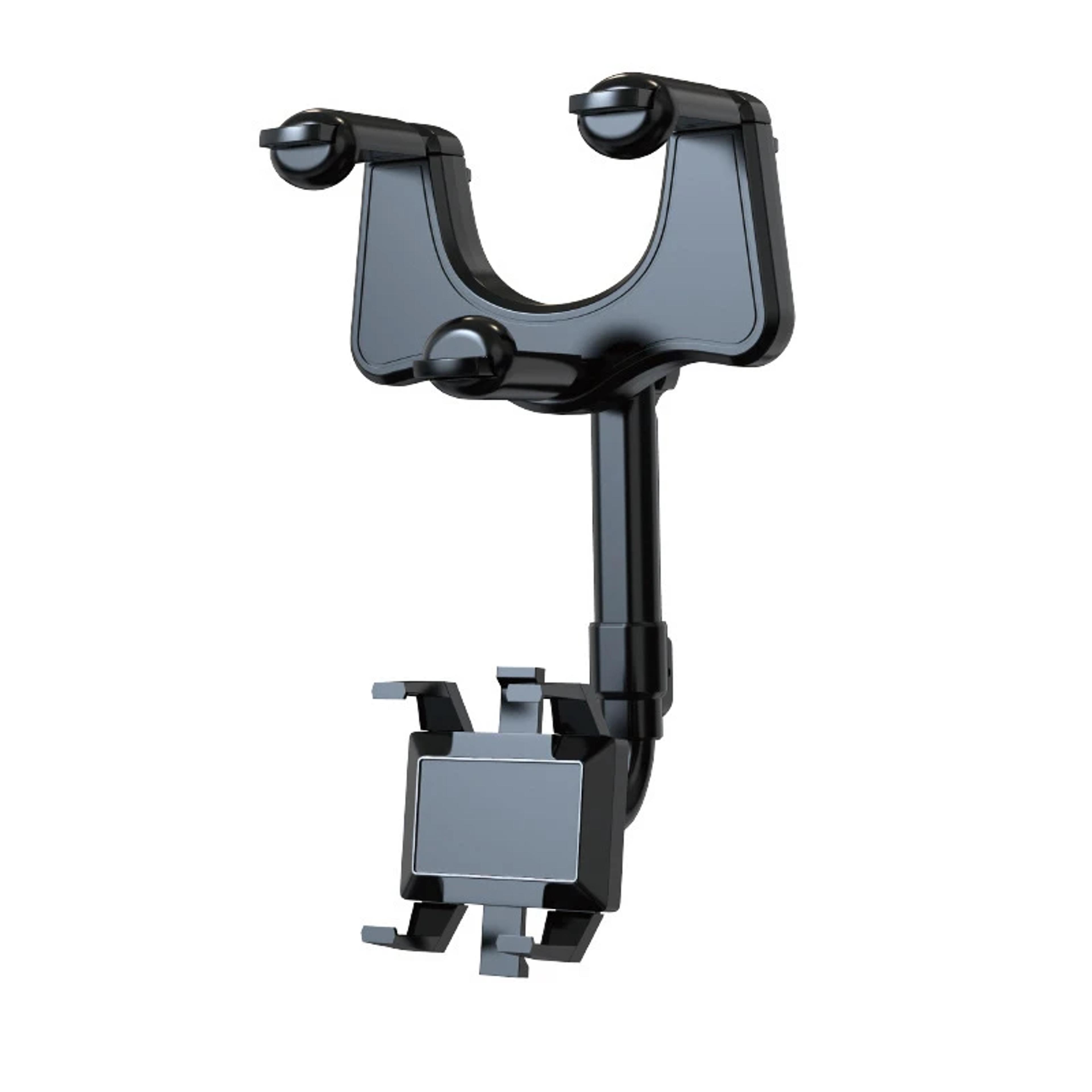 Rotating Rearview Mirror Phone Mount Adjustable Car Phone Holder 0