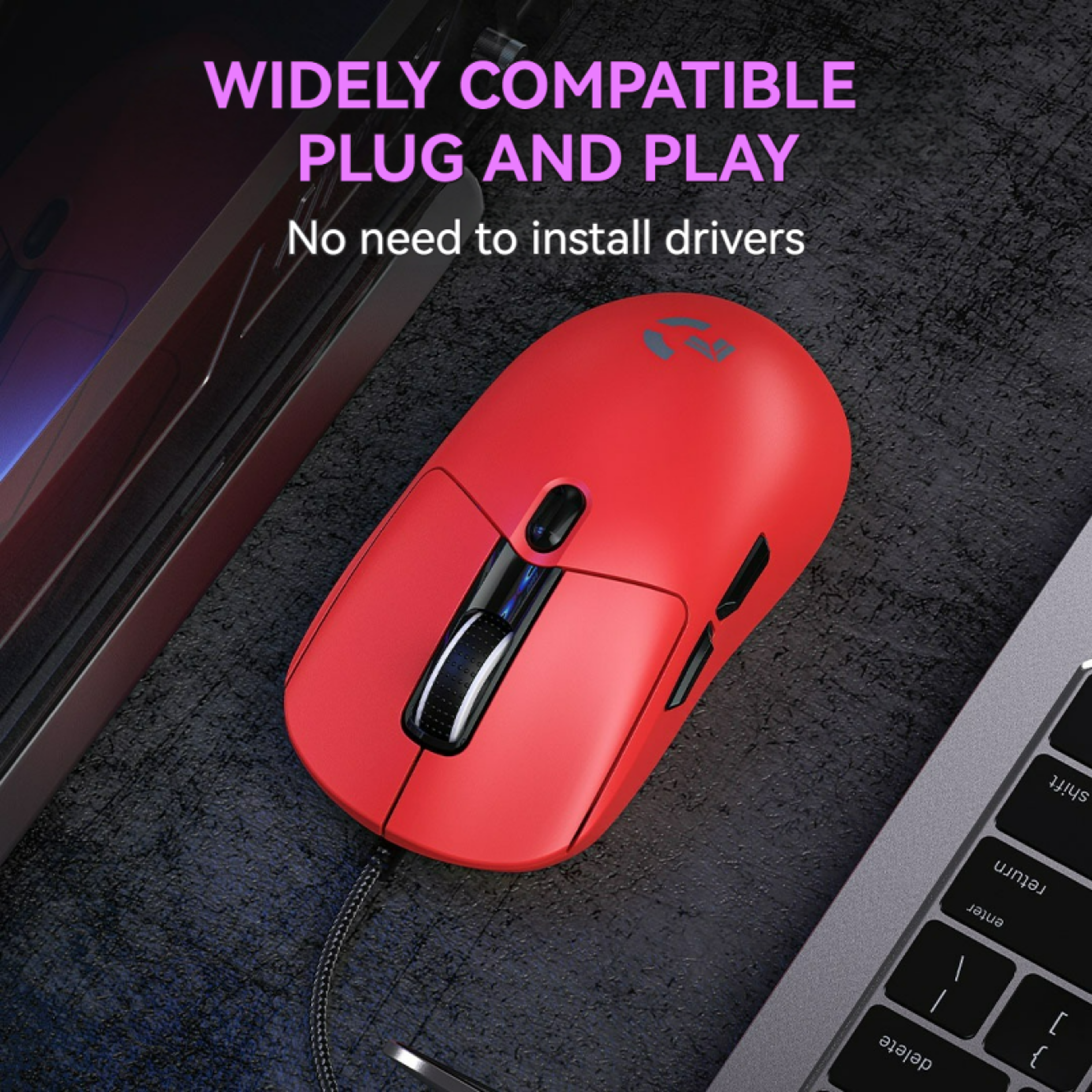 RGB Gaming Mouse DPI Programmable Ergonomic Wired Mouse For PC  Laptop 6