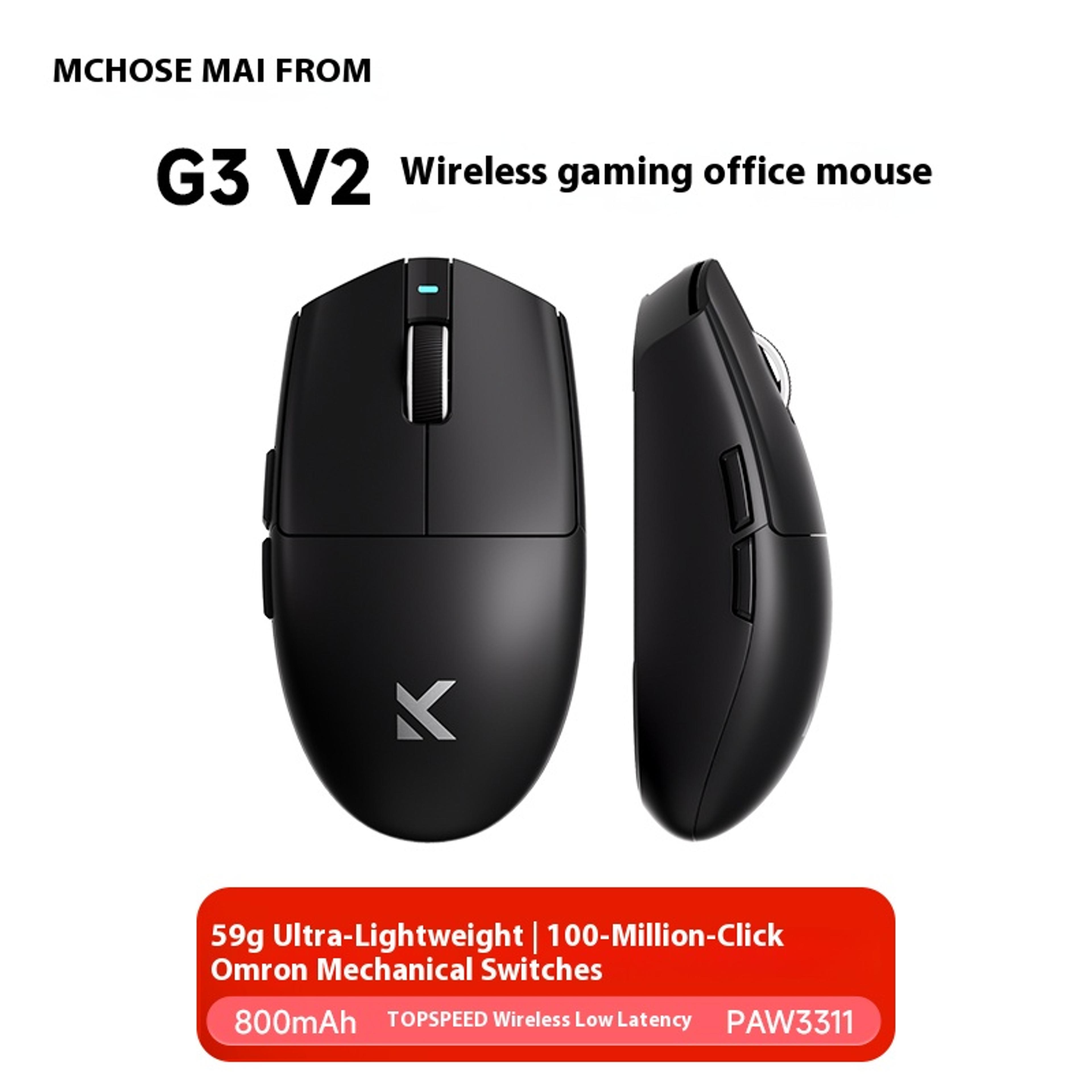 Tri Mode Wireless Gaming Mouse With Bluetooth  Wired Connectivity For PC Laptop  Office 7