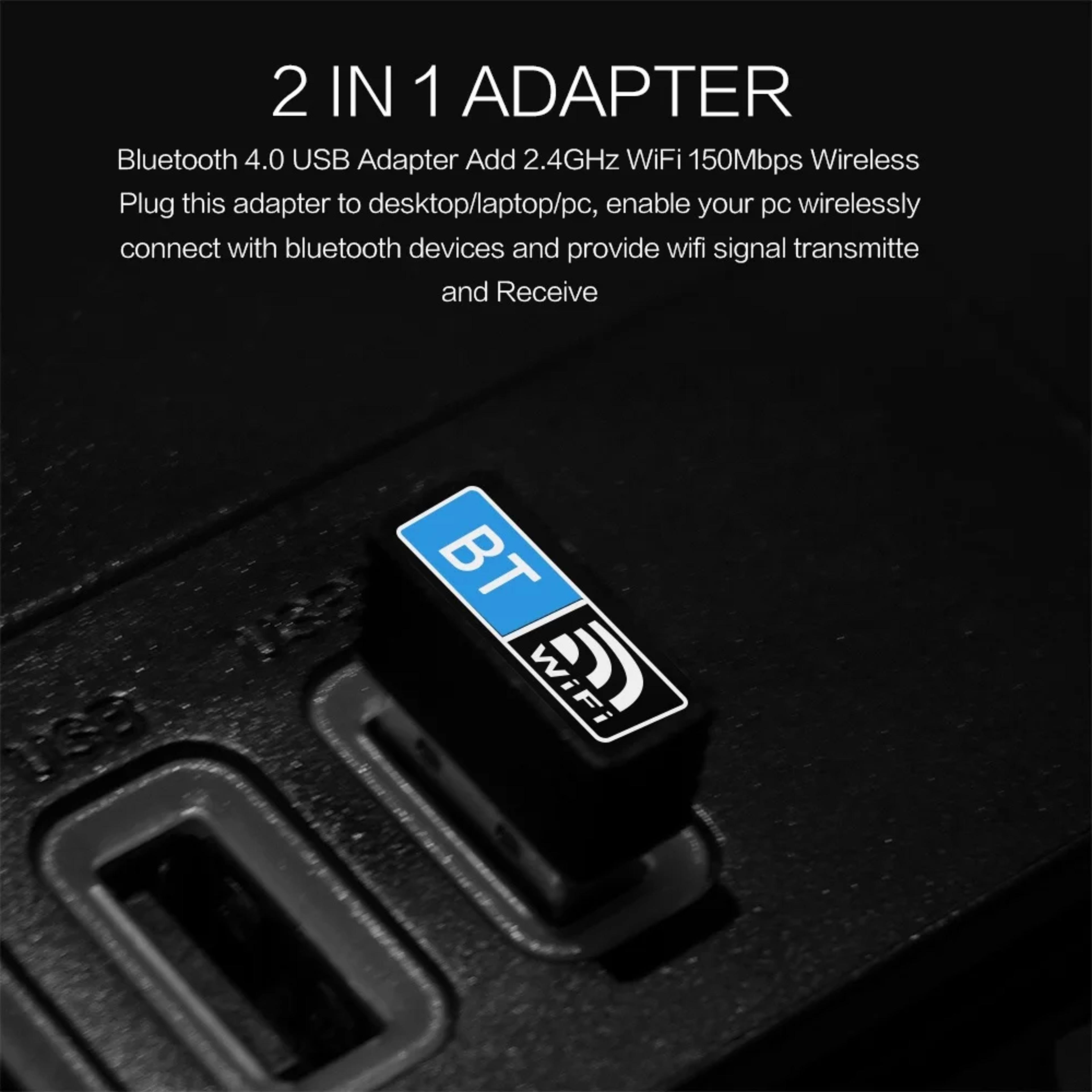 USB WiFi Adapter  Bluetooth Nano USB Adapter For PC And Laptop 1