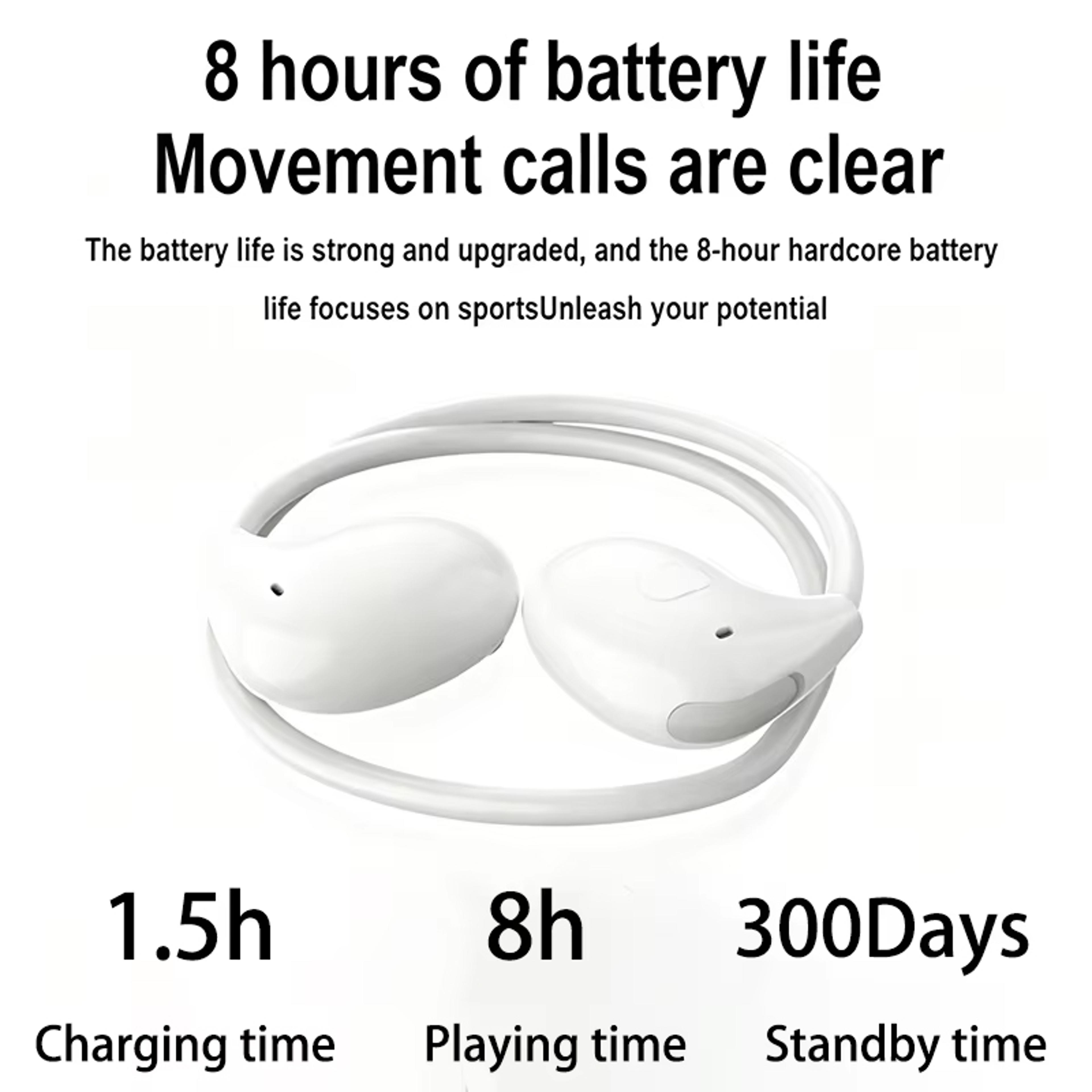 Open Ear Headphones Bluetooth Wireless Sport Earbuds With Air Conduction And Detachable Mic 6