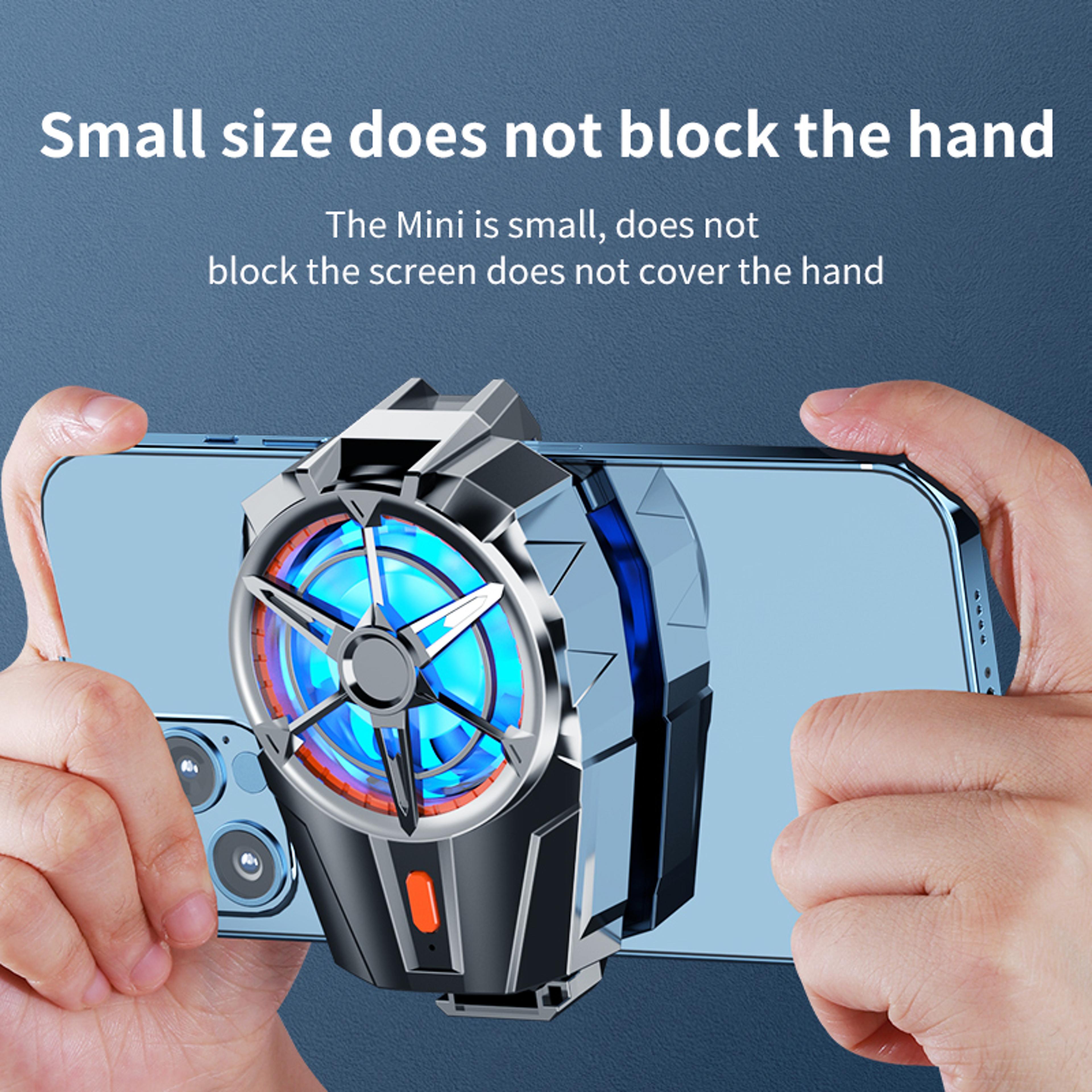 Rechargeable Phone Cooler For Gaming With 3Speed Silent Cooling Fan For IPhone  Android 4