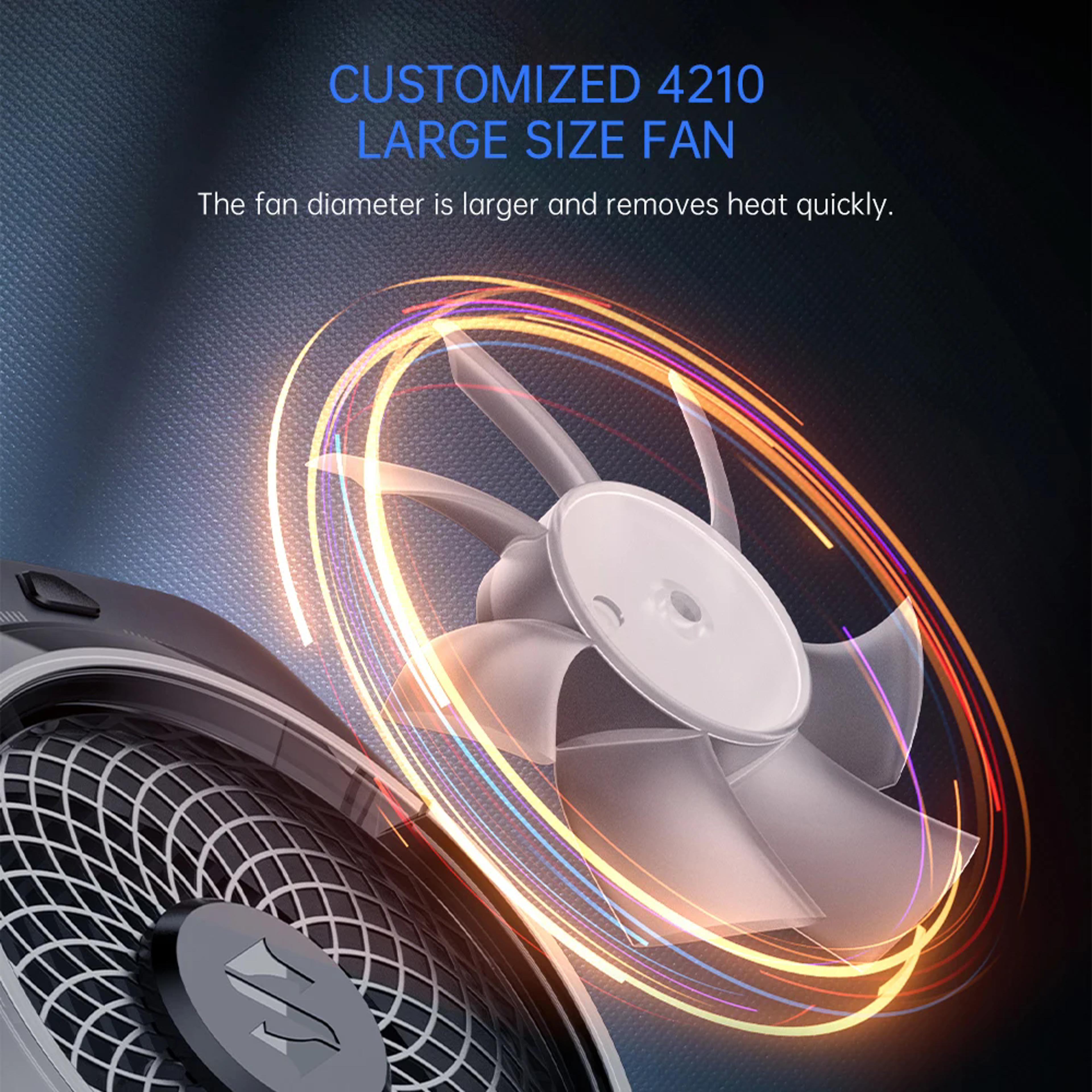 Black Shark Magnetic Phone Cooler With RGB Gaming Fan For IPhone  Android 4