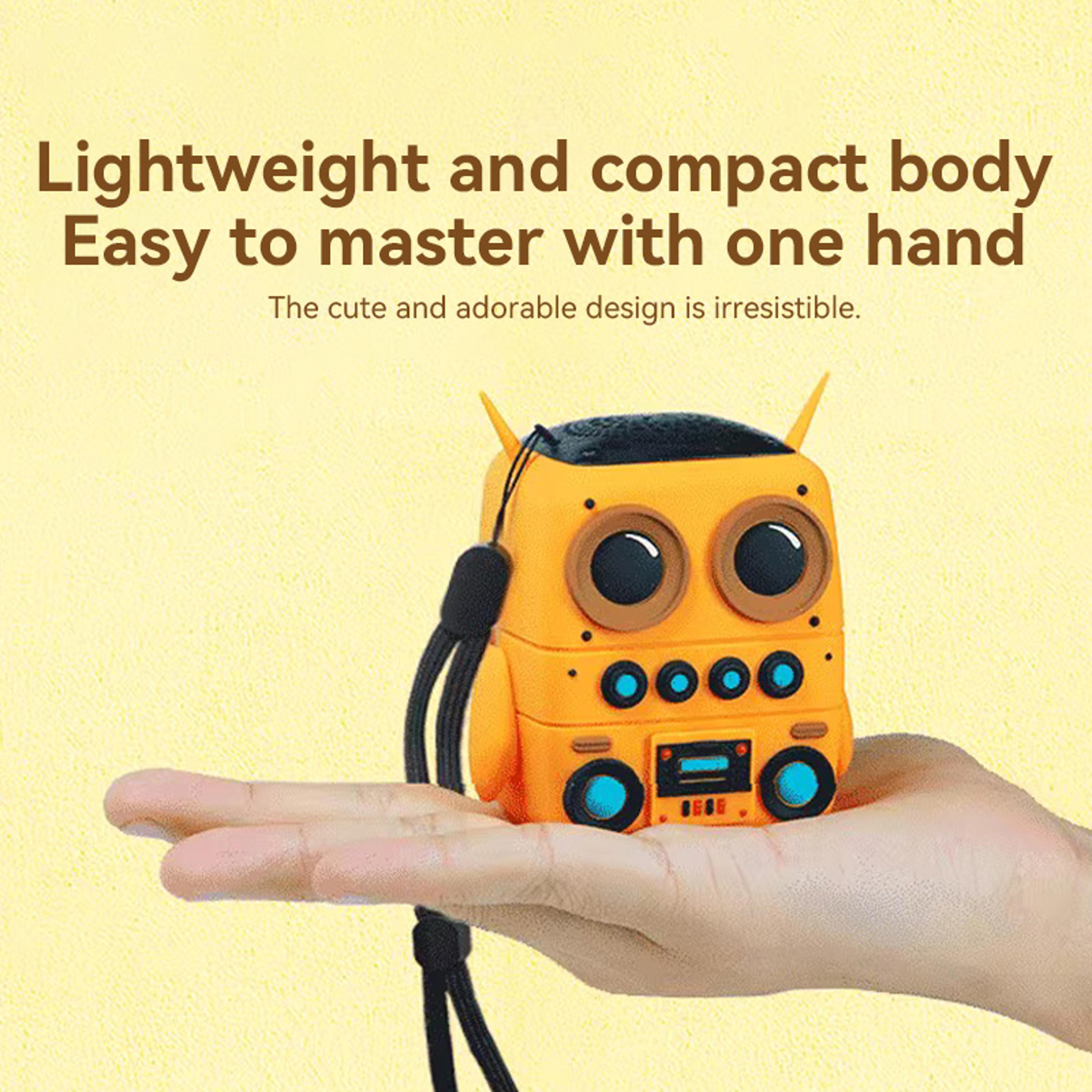 Portable Bluetooth Speaker Mini Cute Wireless Music Player With TF Card And Waterproof 2