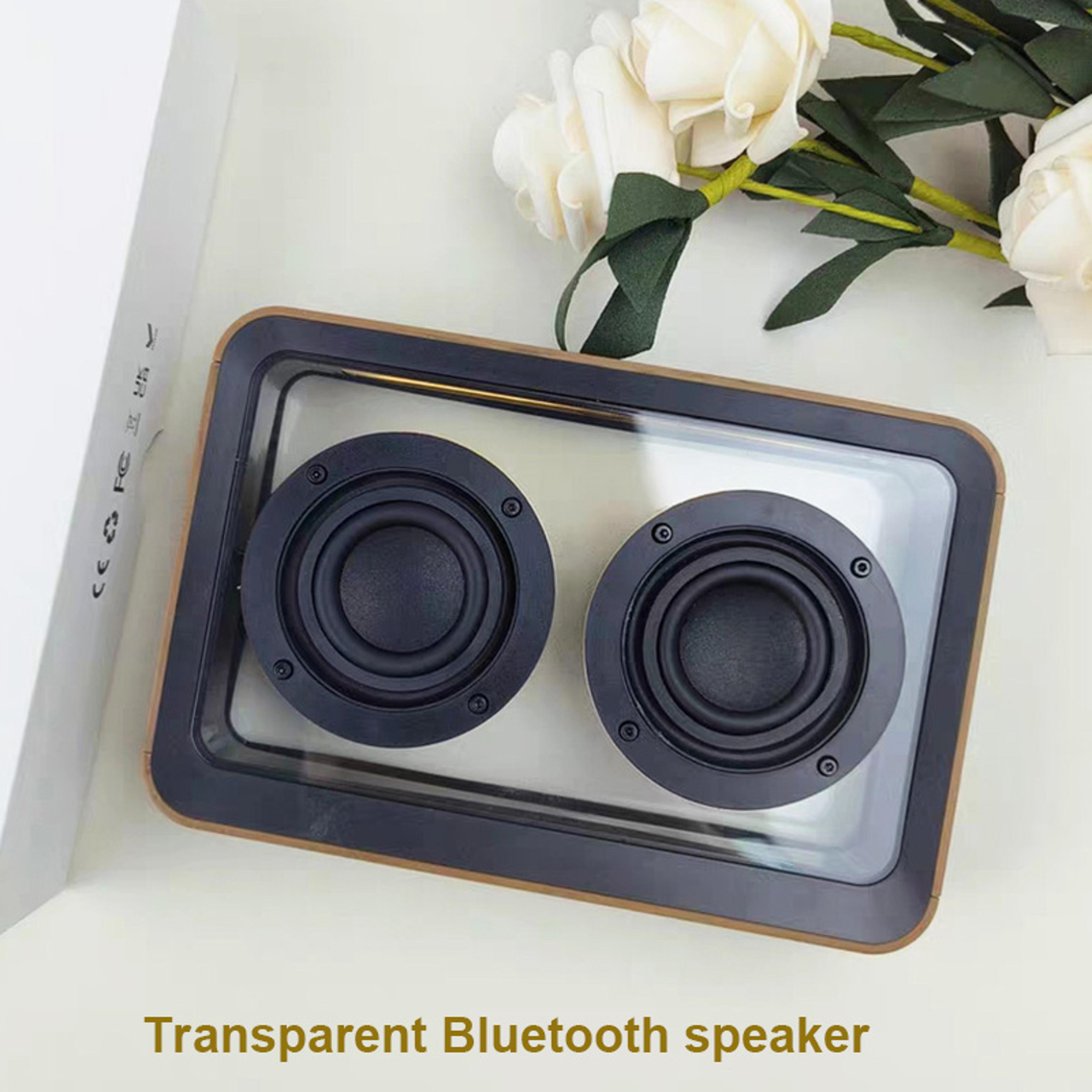 Transparent Bluetooth Speaker With Reading Light And Dual Speakers For Crystal Clear Sound 2